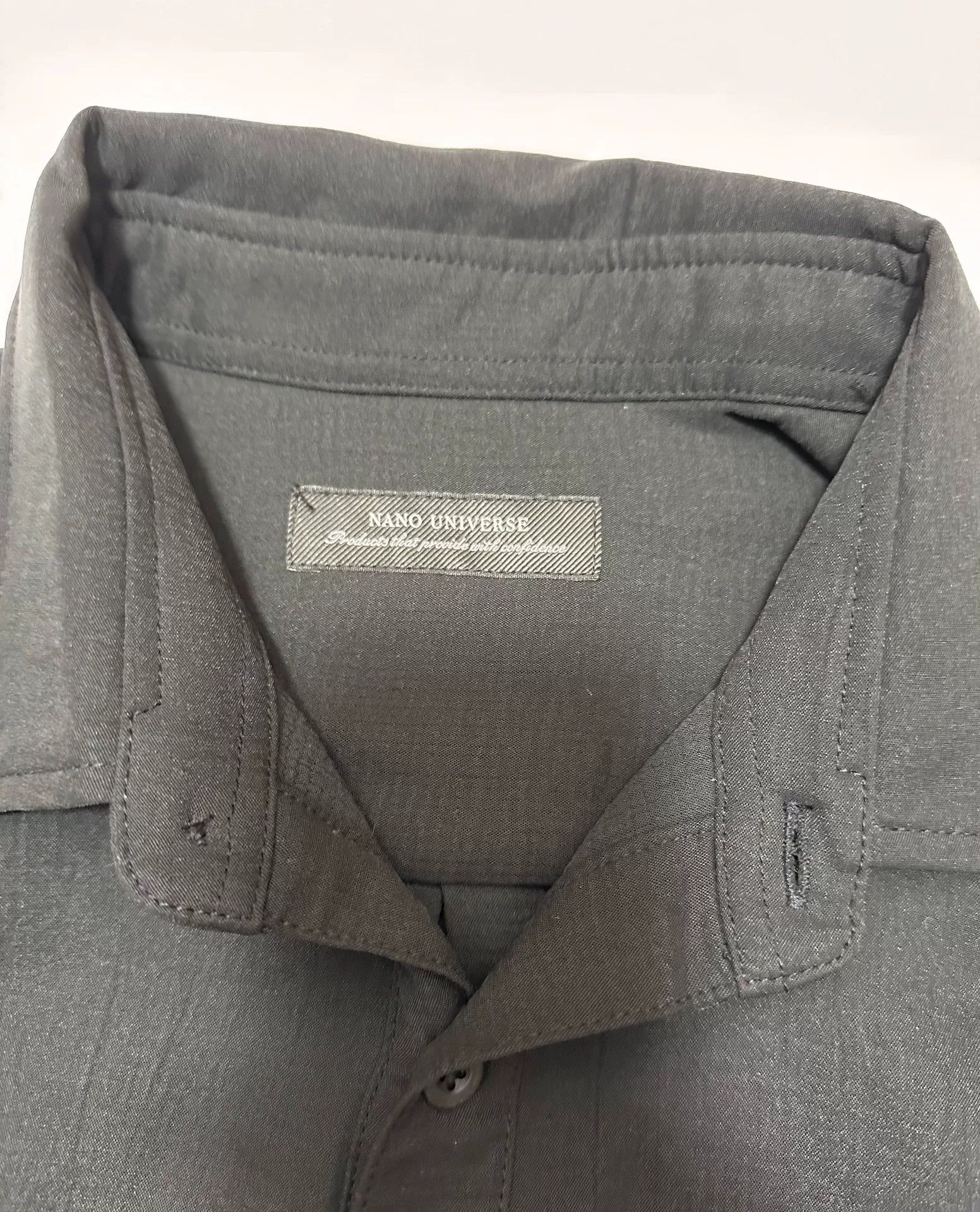 NANO universe Nano Universe Black Button Up Shirt Size S Size US S / EU 44-46 / 1 - 4 Thumbnail