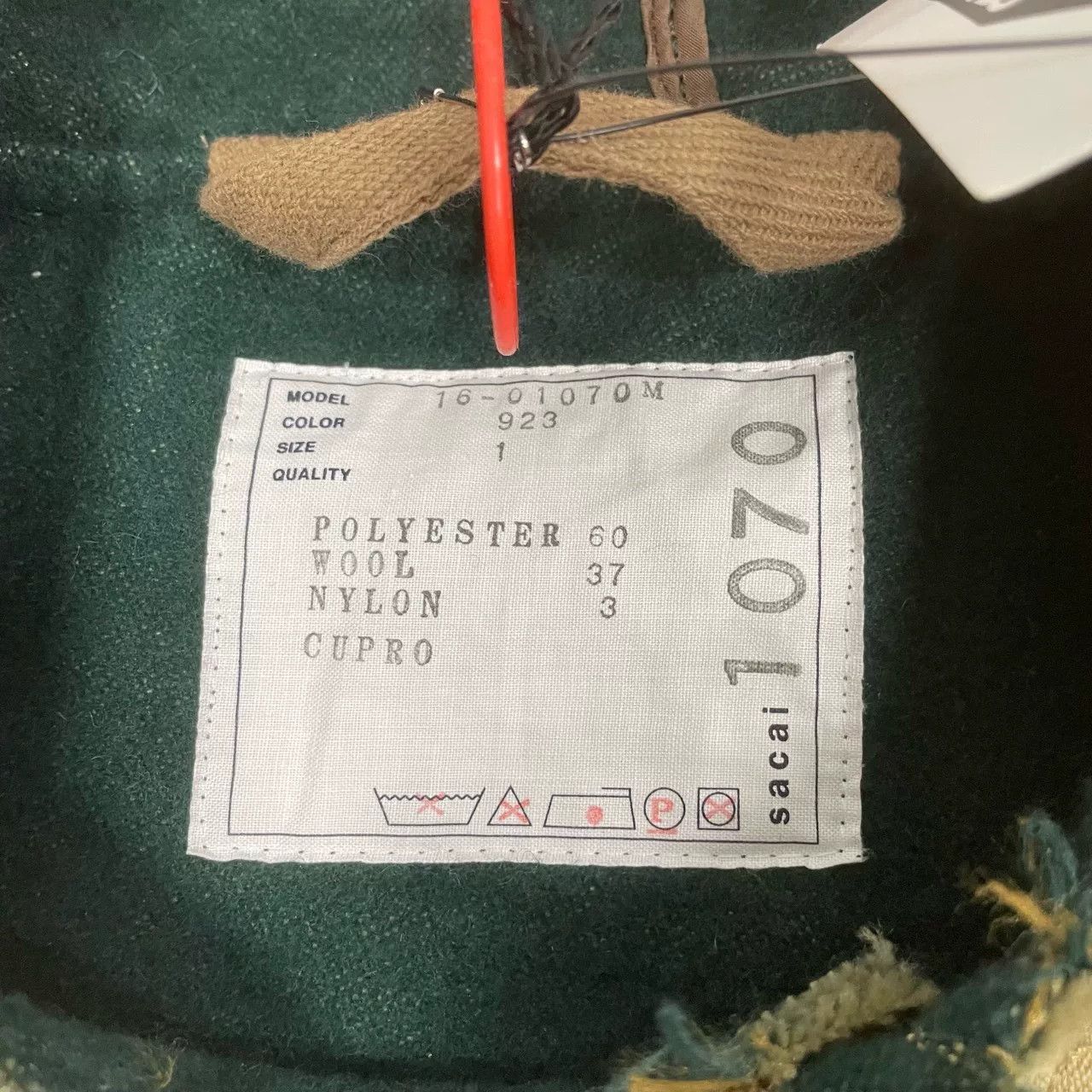 Sacai Sacai Deconstructed Toggle Coat Size 1 Size US S / EU 44-46 / 1 - 6 Thumbnail