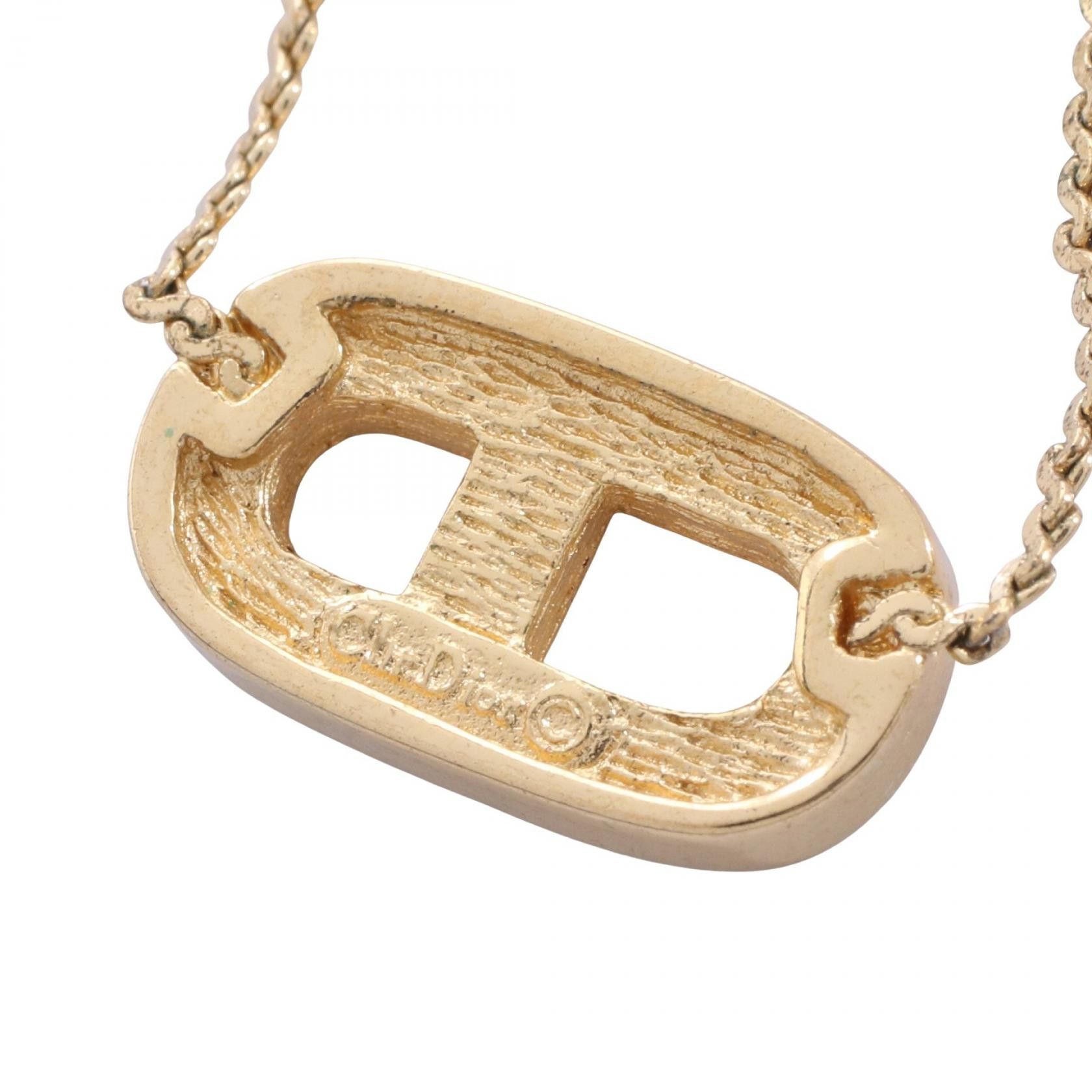 Dior Dior Christian Dior CD Logo Necklace Metal Necklace DUTY FREE for USA Size ONE SIZE - 2 Thumbnail