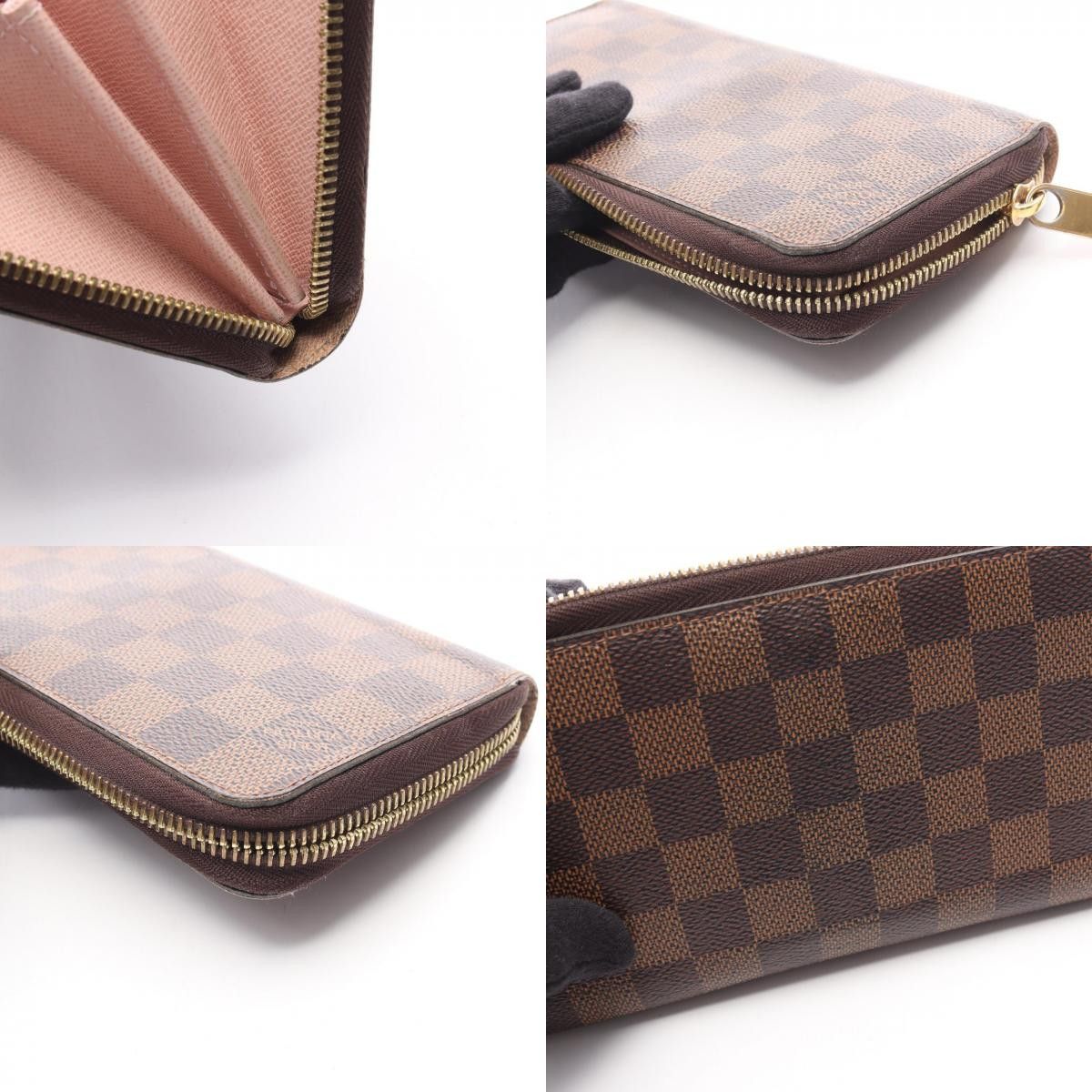 Louis Vuitton Louis Vuitton Louis Vuitton Zippy Wallet Damier Long Wallet Textile Long Wallet N60046 DUTY FREE for USA Size ONE SIZE - 9 Thumbnail