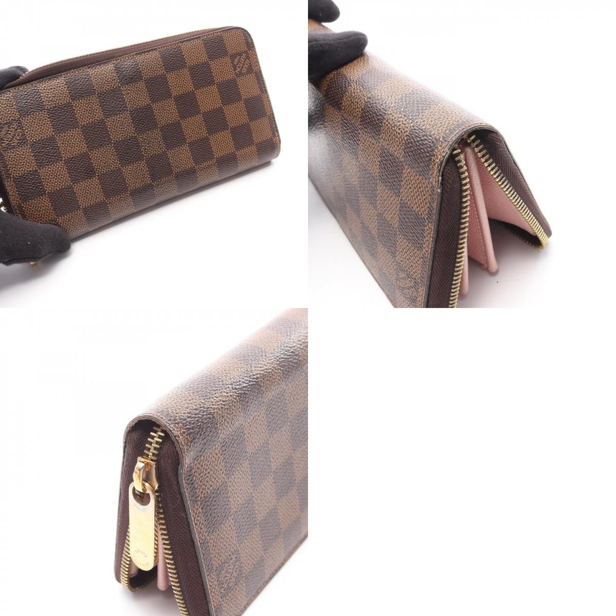 Louis Vuitton Louis Vuitton Louis Vuitton Zippy Wallet Damier Long Wallet Textile Long Wallet N60046 DUTY FREE for USA Size ONE SIZE - 10 Thumbnail