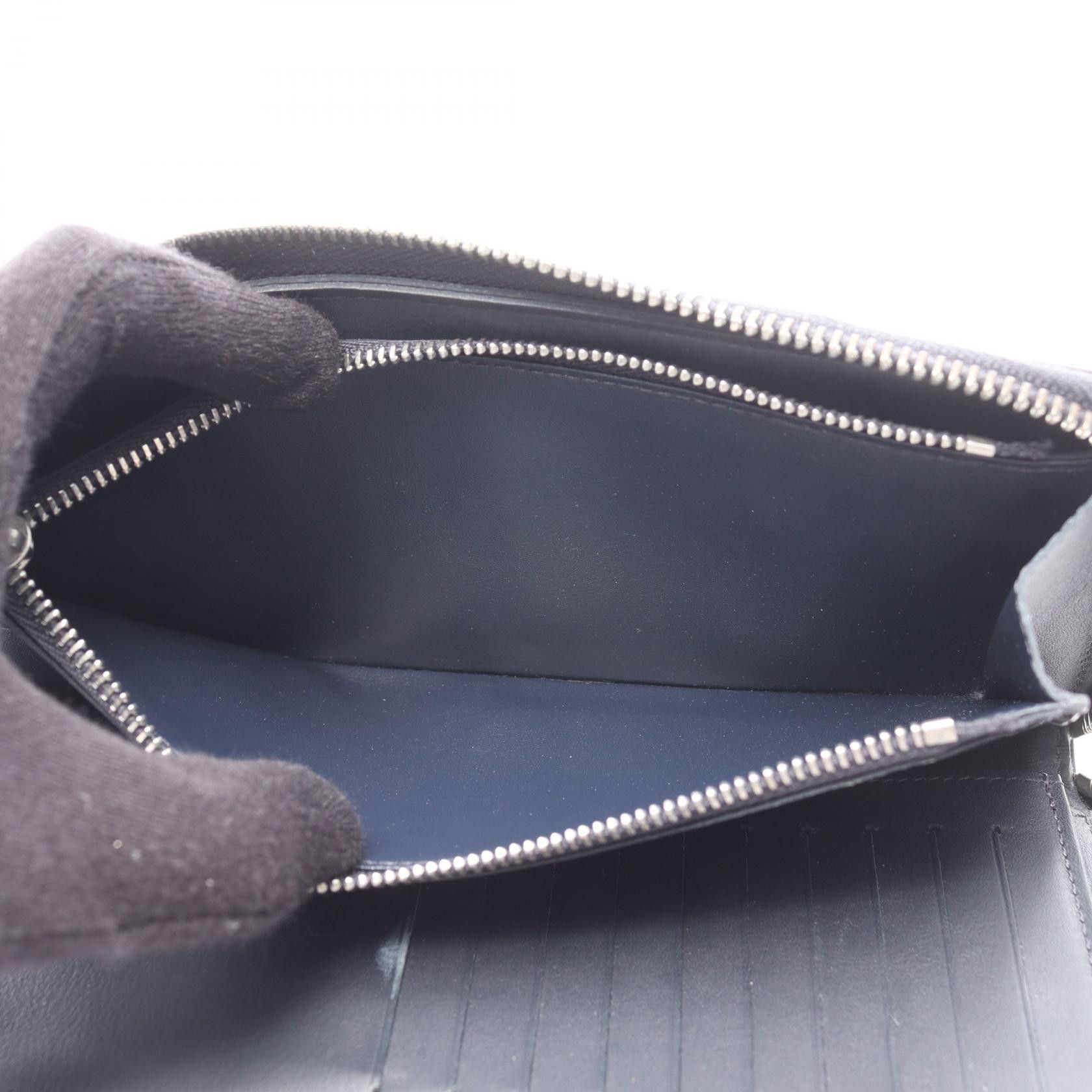 Louis Vuitton Louis Vuitton Louis Vuitton Zippy Wallet Vertical Damier Infini Long Wallet Leather Long Wallet N63549 DUTY FREE for USA Size ONE SIZE - 4 Thumbnail