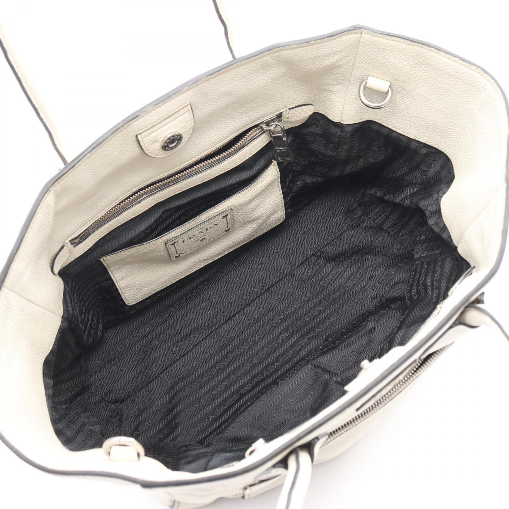 Prada Prada Prada Leather Handbag Leather Handbag DUTY FREE for USA Size ONE SIZE - 3 Thumbnail