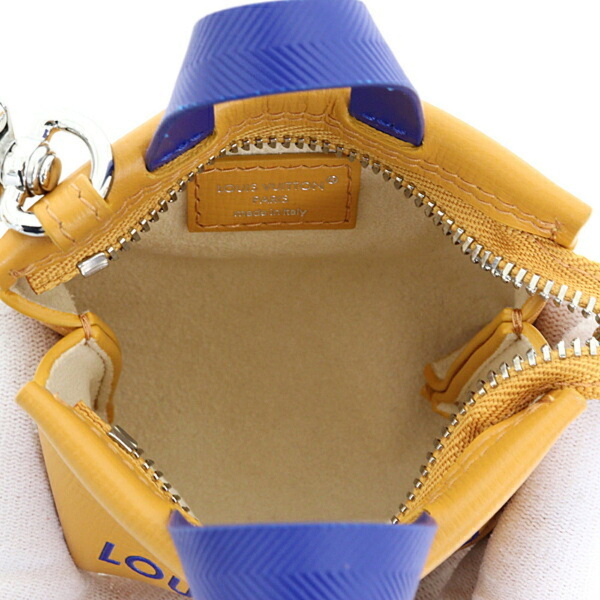 Louis Vuitton Louis Vuitton Bag Charm/LV Mini Shopper Keychain Leather M02699 Orange Size ONE SIZE - 5 Thumbnail