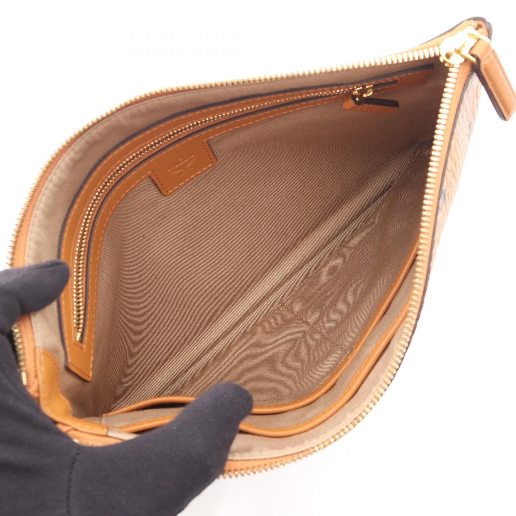 MCM MCM MCM Visetos Clutch Bag Plastic / Synthetic Clutch Bag DUTY FREE for USA Size ONE SIZE - 3 Thumbnail
