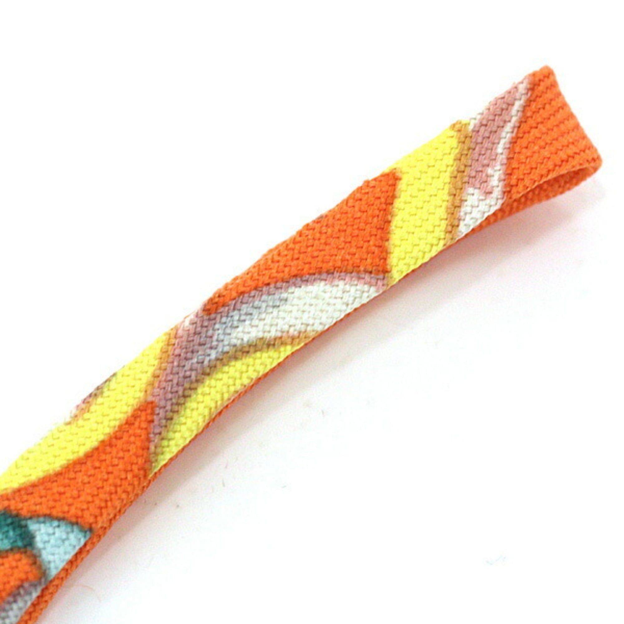 Hermes Hermes Petit h Small Heart Yellow/Orange Bag Charm Size ONE SIZE - 5 Thumbnail