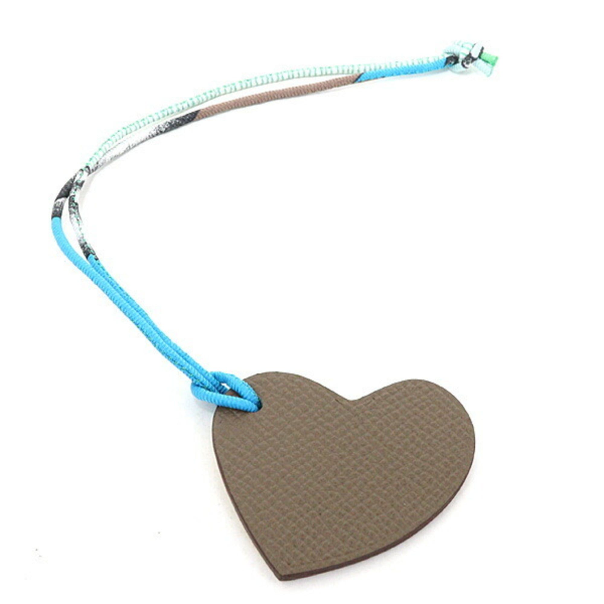 Hermes Hermes Petit h S Charm Heart Mini Cream Yellow/Mocha Brown Bag Size ONE SIZE - 2 Thumbnail