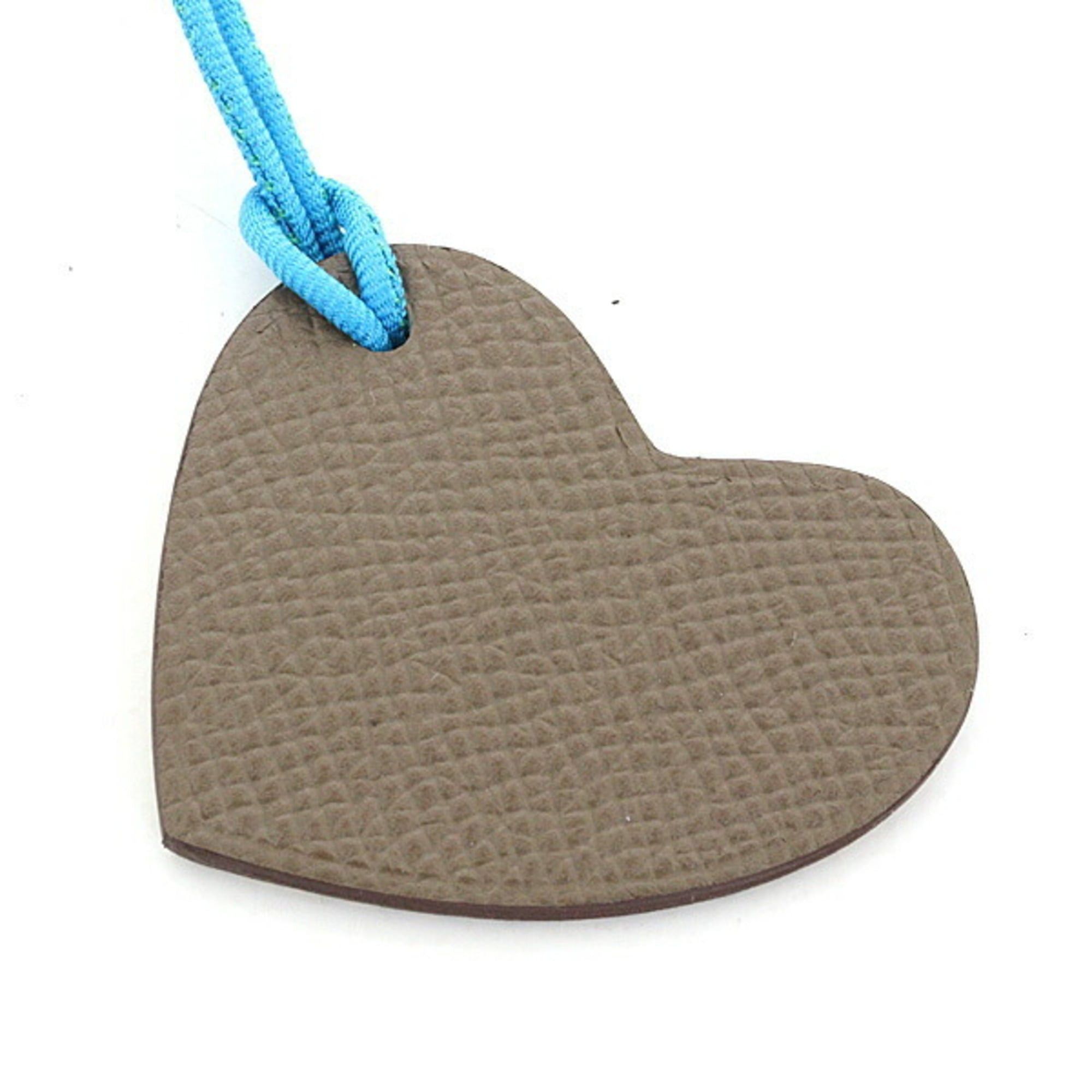 Hermes Hermes Petit h S Charm Heart Mini Cream Yellow/Mocha Brown Bag Size ONE SIZE - 3 Thumbnail