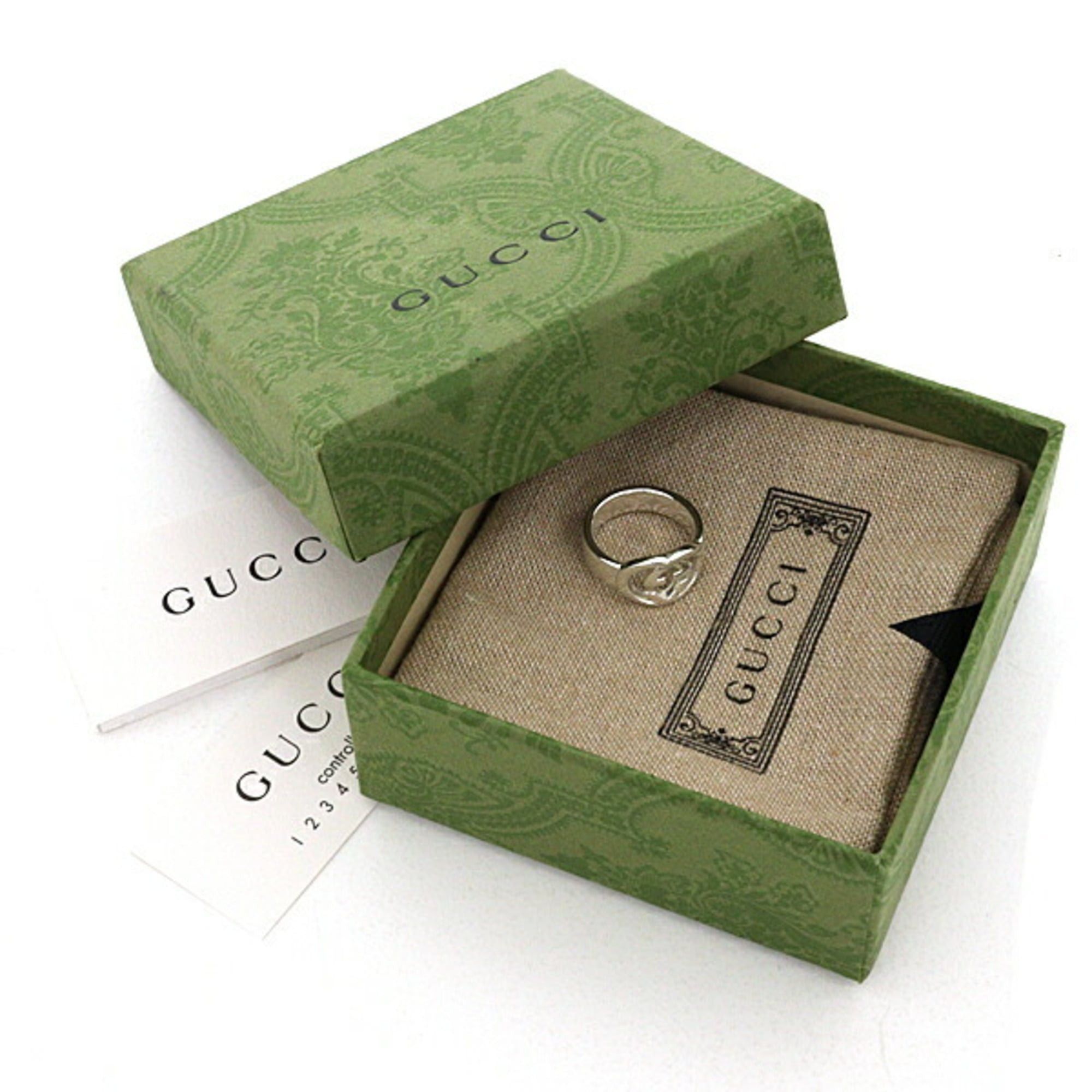 Gucci Gucci Interlocking G Ring, Silver, Ag925, Size 7 Size ONE SIZE - 2 Thumbnail