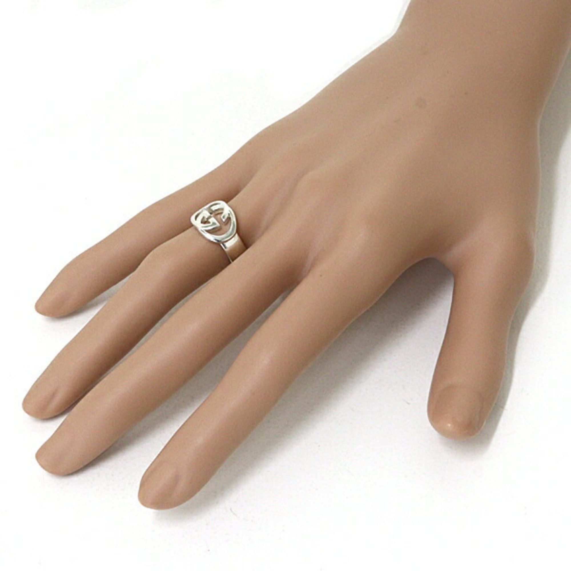Gucci Gucci Interlocking G Ring, Silver, Ag925, Size 7 Size ONE SIZE - 5 Thumbnail