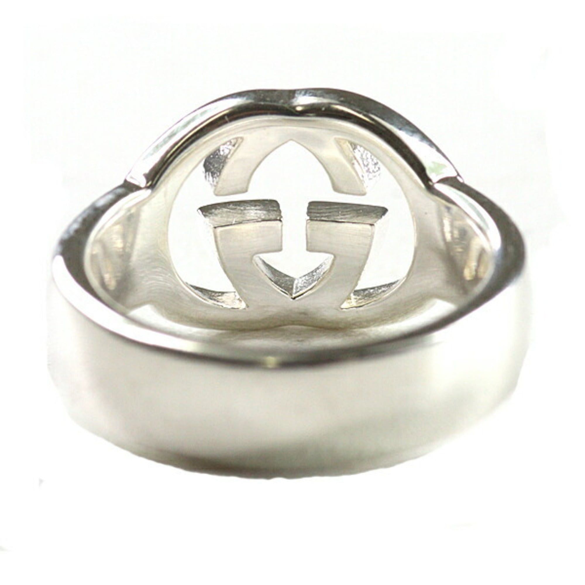 Gucci Gucci Interlocking G Ring, Silver, Ag925, Size 7 Size ONE SIZE - 3 Thumbnail