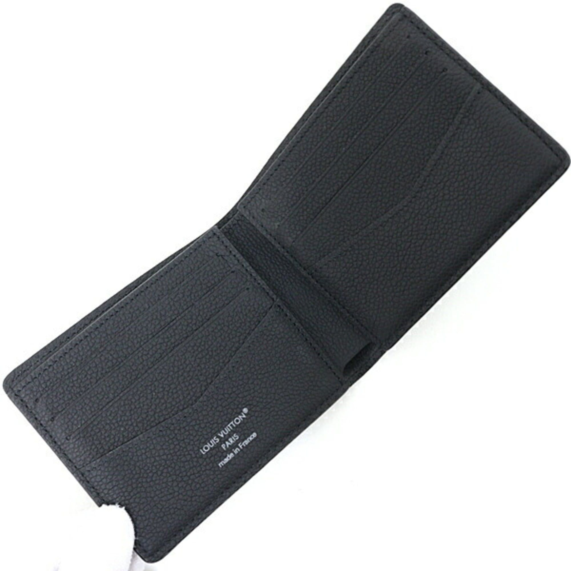 Louis Vuitton Louis Vuitton Portefeuille Slender Damouflage Black Canvas M14927 Noir Size ONE SIZE - 4 Thumbnail