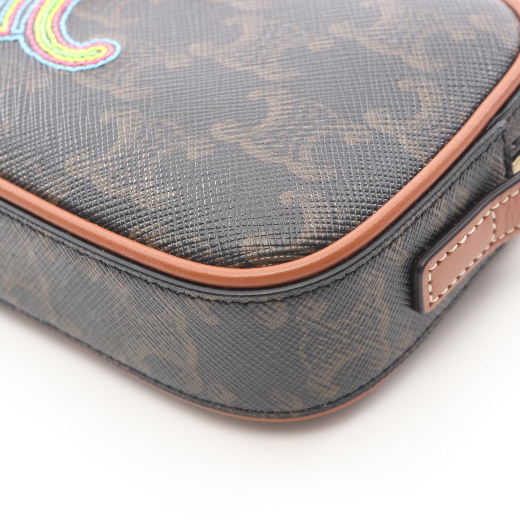 Celine Celine CELINE Cuir Triomphe camera bag shoulder bag Textile Shoulder Bag DUTY FREE for USA Size ONE SIZE - 5 Thumbnail