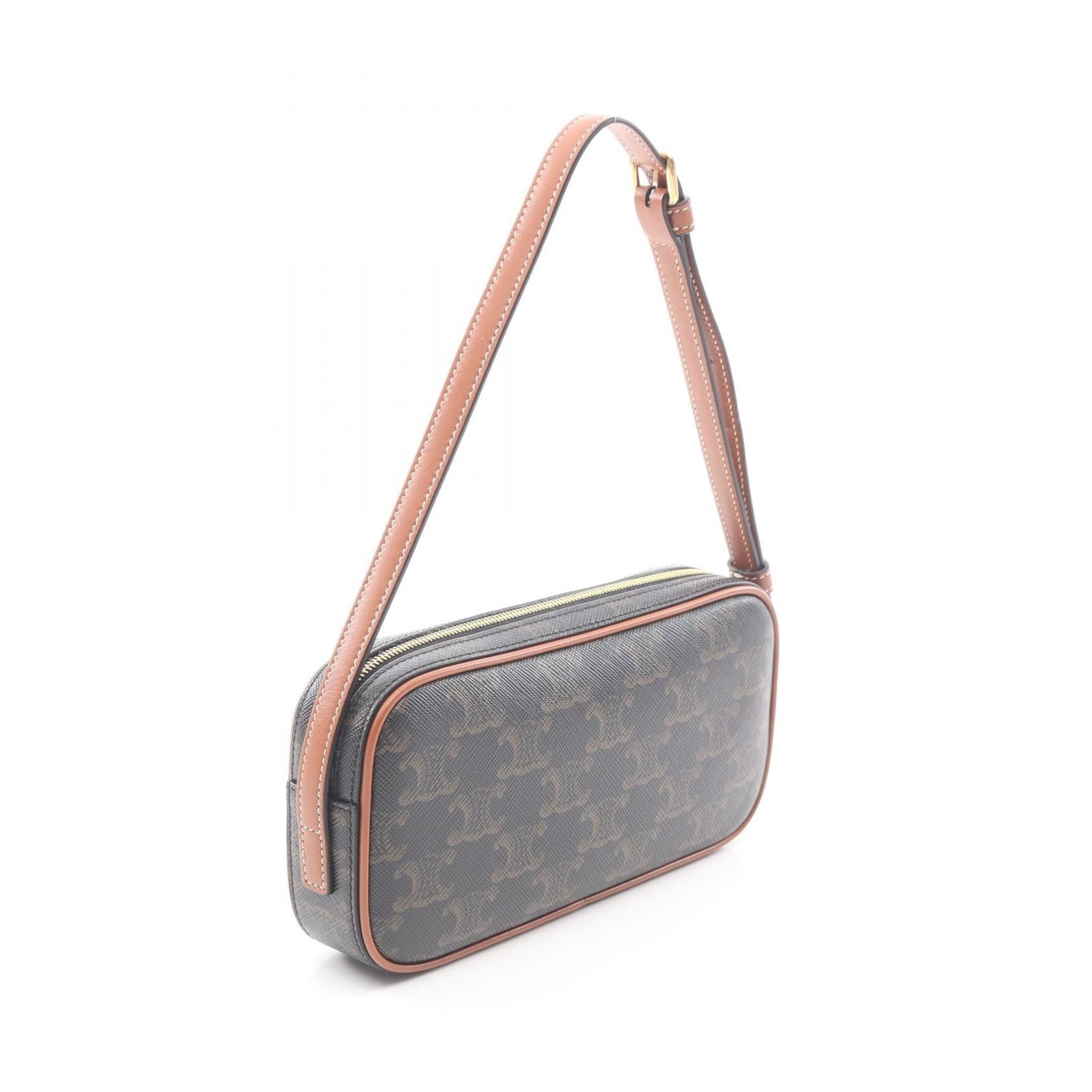 Celine Celine CELINE Cuir Triomphe camera bag shoulder bag Textile Shoulder Bag DUTY FREE for USA Size ONE SIZE - 2 Thumbnail