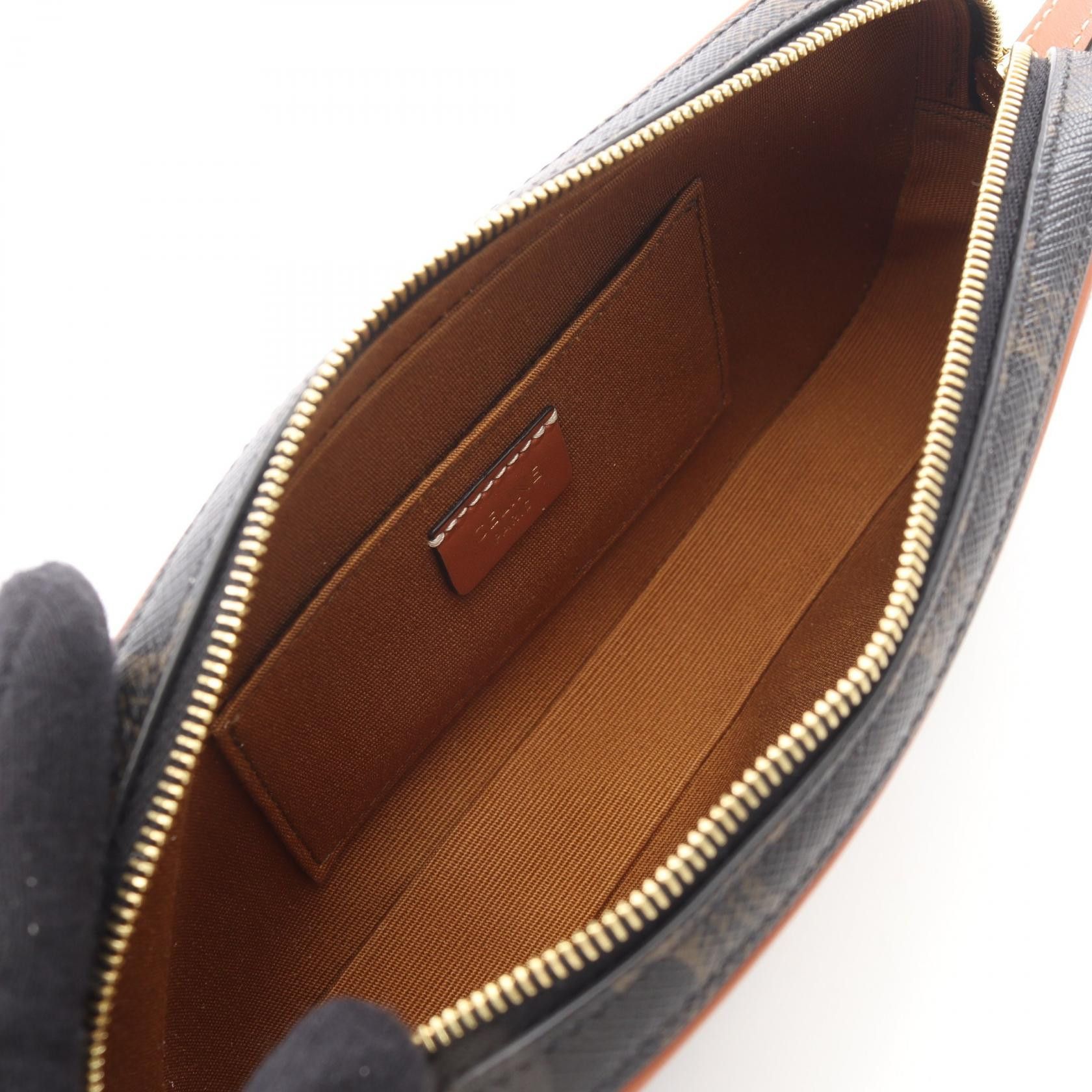 Celine Celine CELINE Cuir Triomphe camera bag shoulder bag Textile Shoulder Bag DUTY FREE for USA Size ONE SIZE - 3 Thumbnail