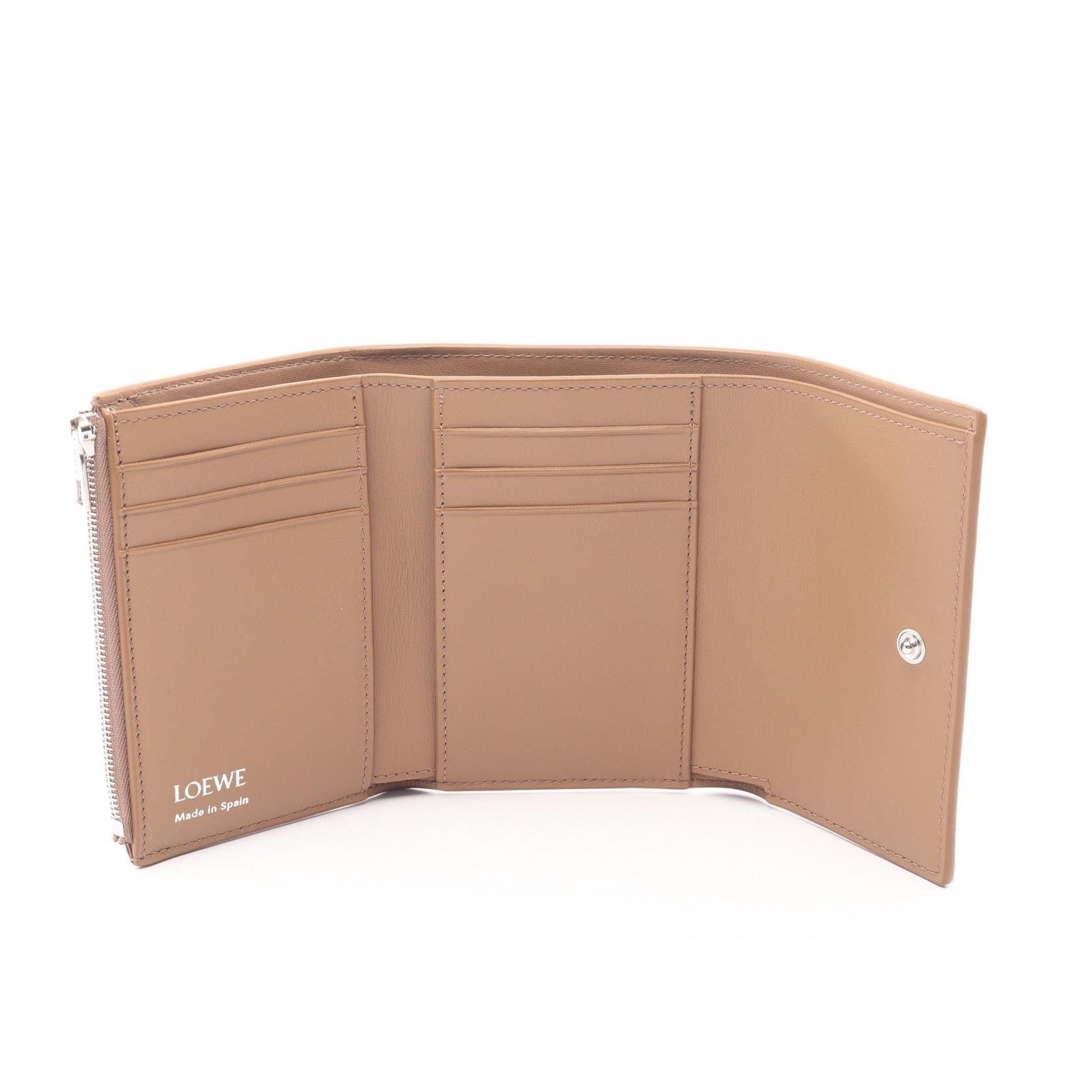 Loewe Loewe Loewe Vertical Wallet Small Leather Trifold Wallet Leather Short Wallet C612S33X019579 DUTY FREE for USA Size ONE SIZE - 3 Thumbnail