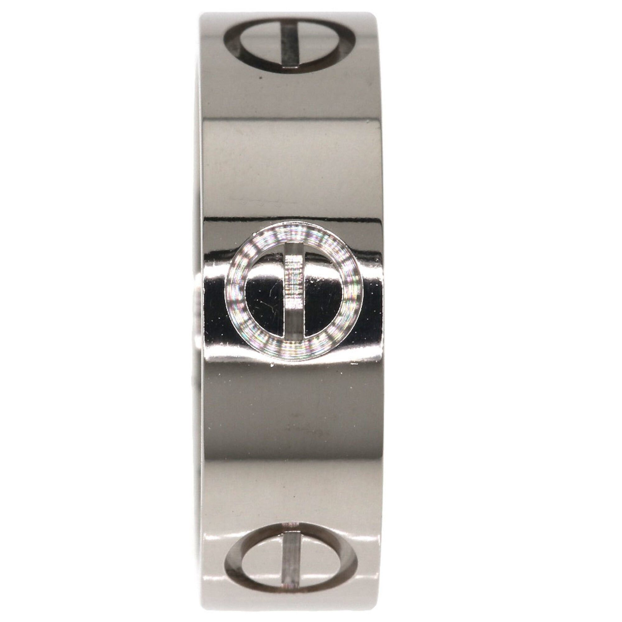 Cartier Cartier Love Ring #49, 18K White Gold, Women's Ring, CARTIER Size ONE SIZE - 3 Thumbnail