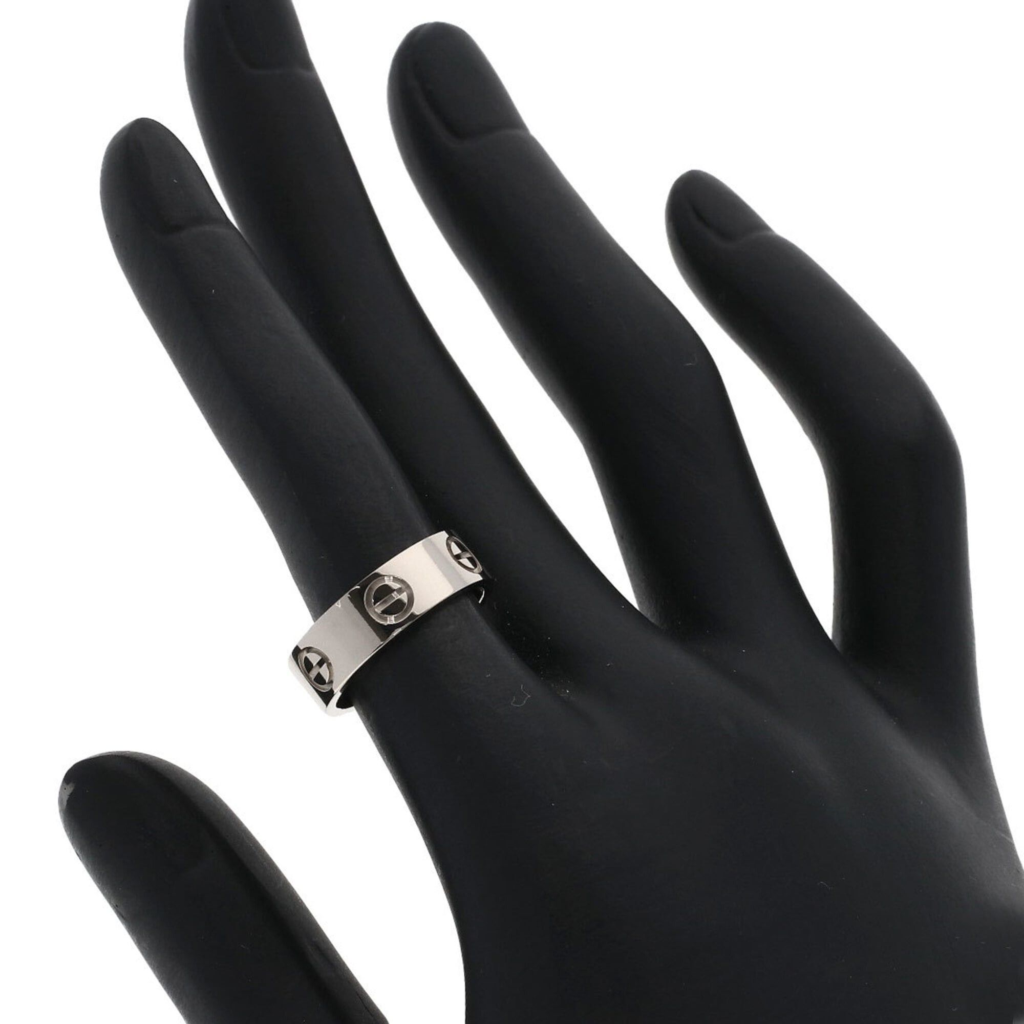 Cartier Cartier Love Ring #49, 18K White Gold, Women's Ring, CARTIER Size ONE SIZE - 5 Thumbnail