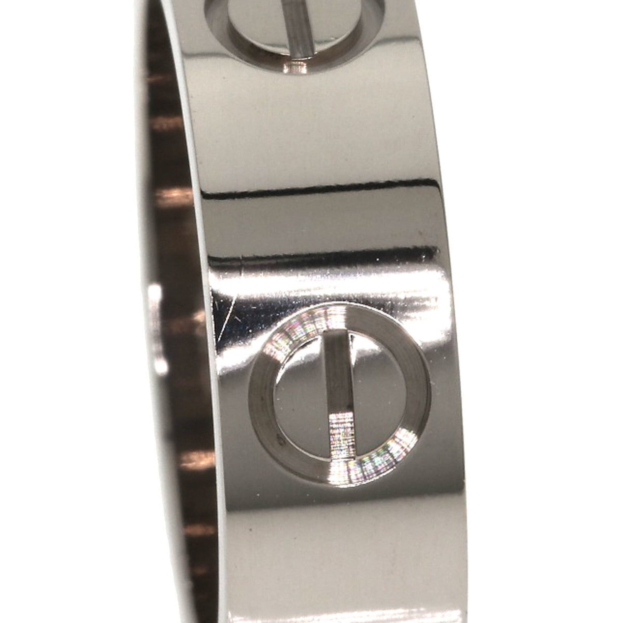 Cartier Cartier Love Ring #49, 18K White Gold, Women's Ring, CARTIER Size ONE SIZE - 6 Thumbnail