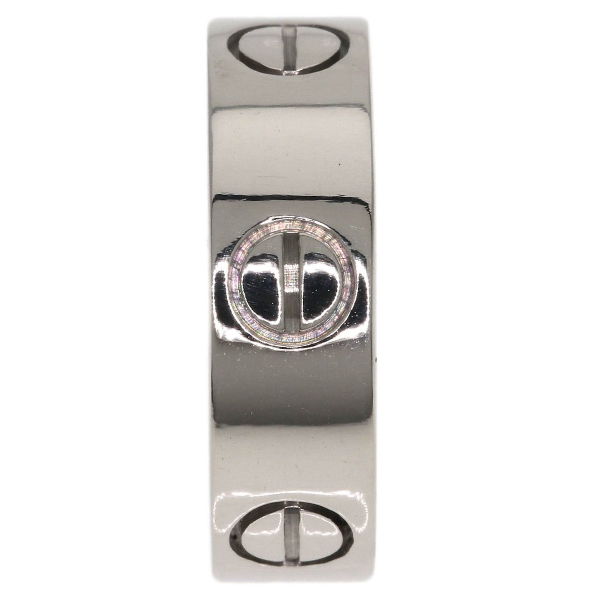 Cartier Cartier Love Ring #50, 18K White Gold, Women's Ring, CARTIER Size ONE SIZE - 3 Thumbnail