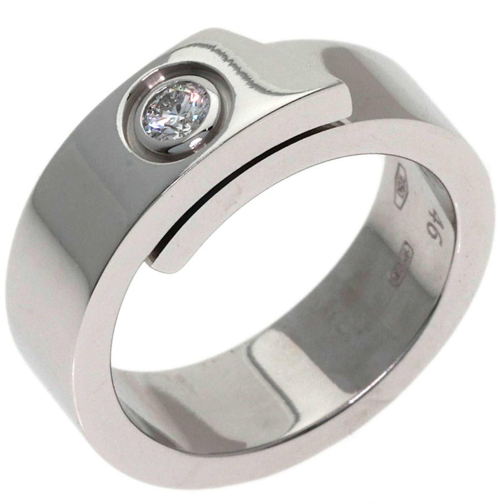 Cartier Cartier Anniversary Diamond Ring #46, 18K White Gold, Women's. Size ONE SIZE - 2 Thumbnail