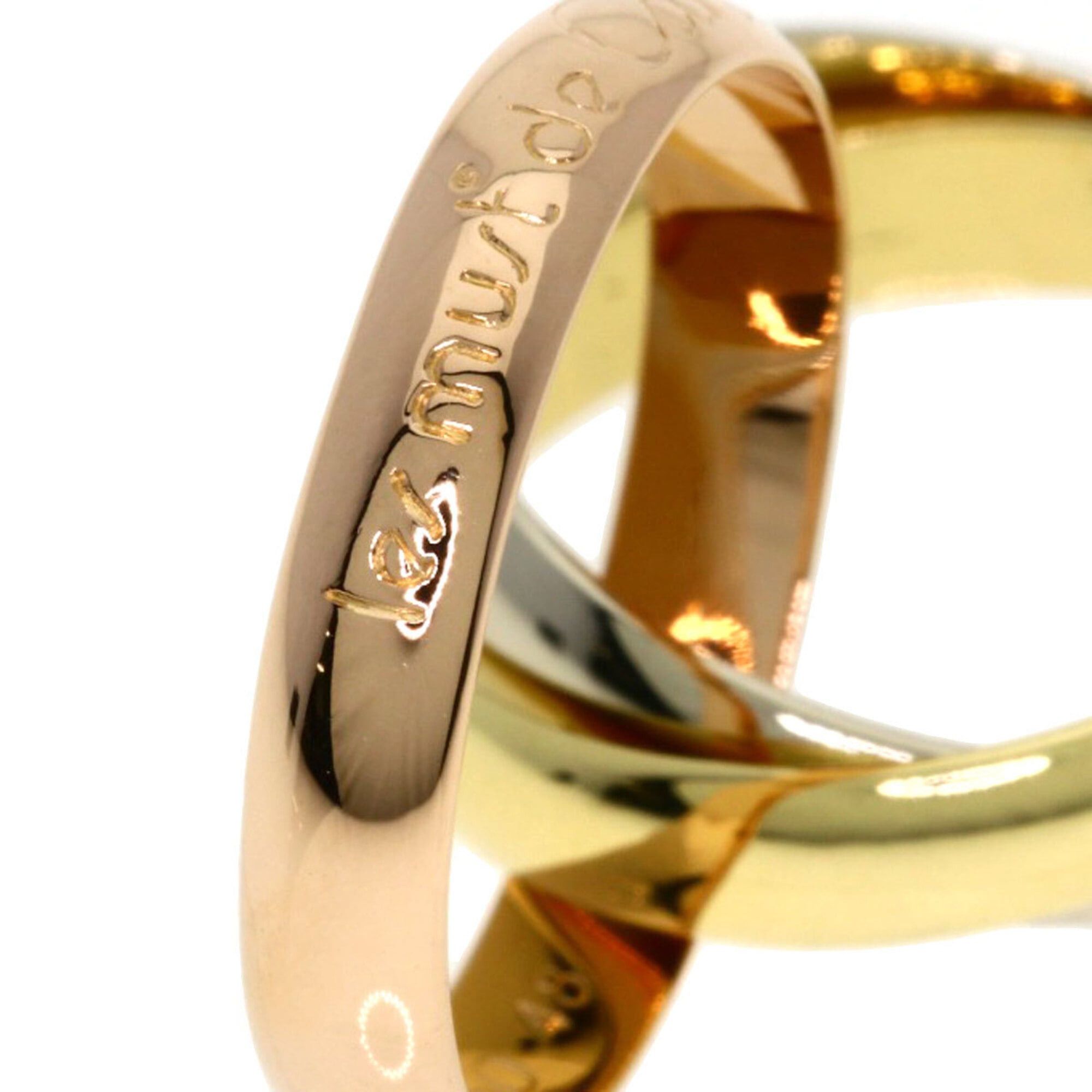 Cartier Cartier Trinity #48 Ring - 18K Yellow Gold/18K Pink White Gold Women's CARTIER Size ONE SIZE - 6 Thumbnail