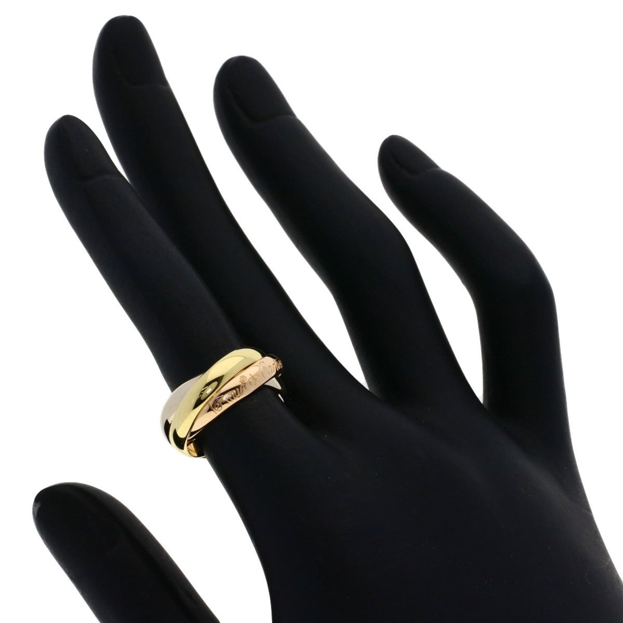 Cartier Cartier Trinity #49 Ring - 18K Yellow Gold/18K Pink White Gold Women's CARTIER Size ONE SIZE - 5 Thumbnail