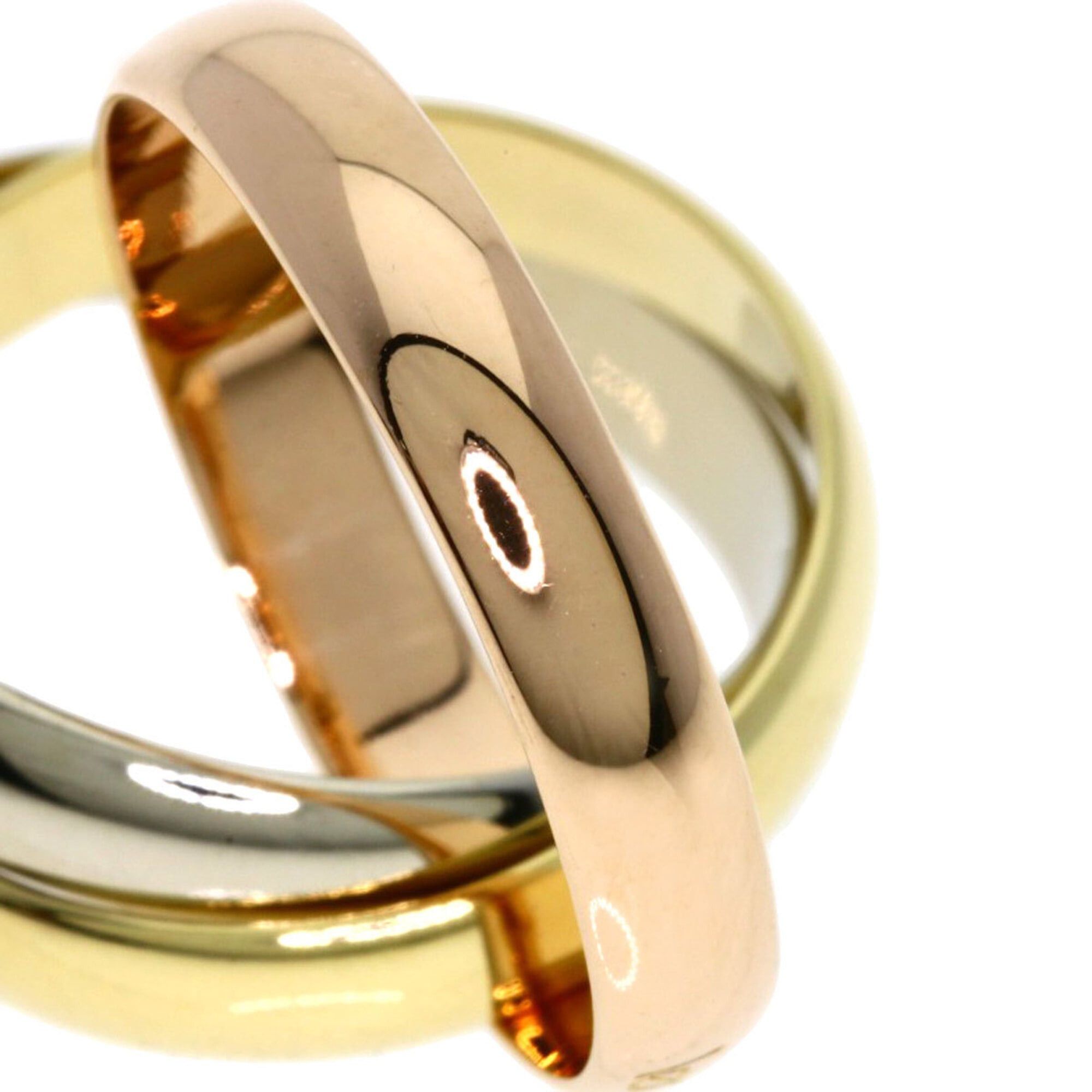 Cartier Cartier Trinity #50 Ring - 18K Yellow Gold/18K Pink White Gold Women's CARTIER Size ONE SIZE - 6 Thumbnail