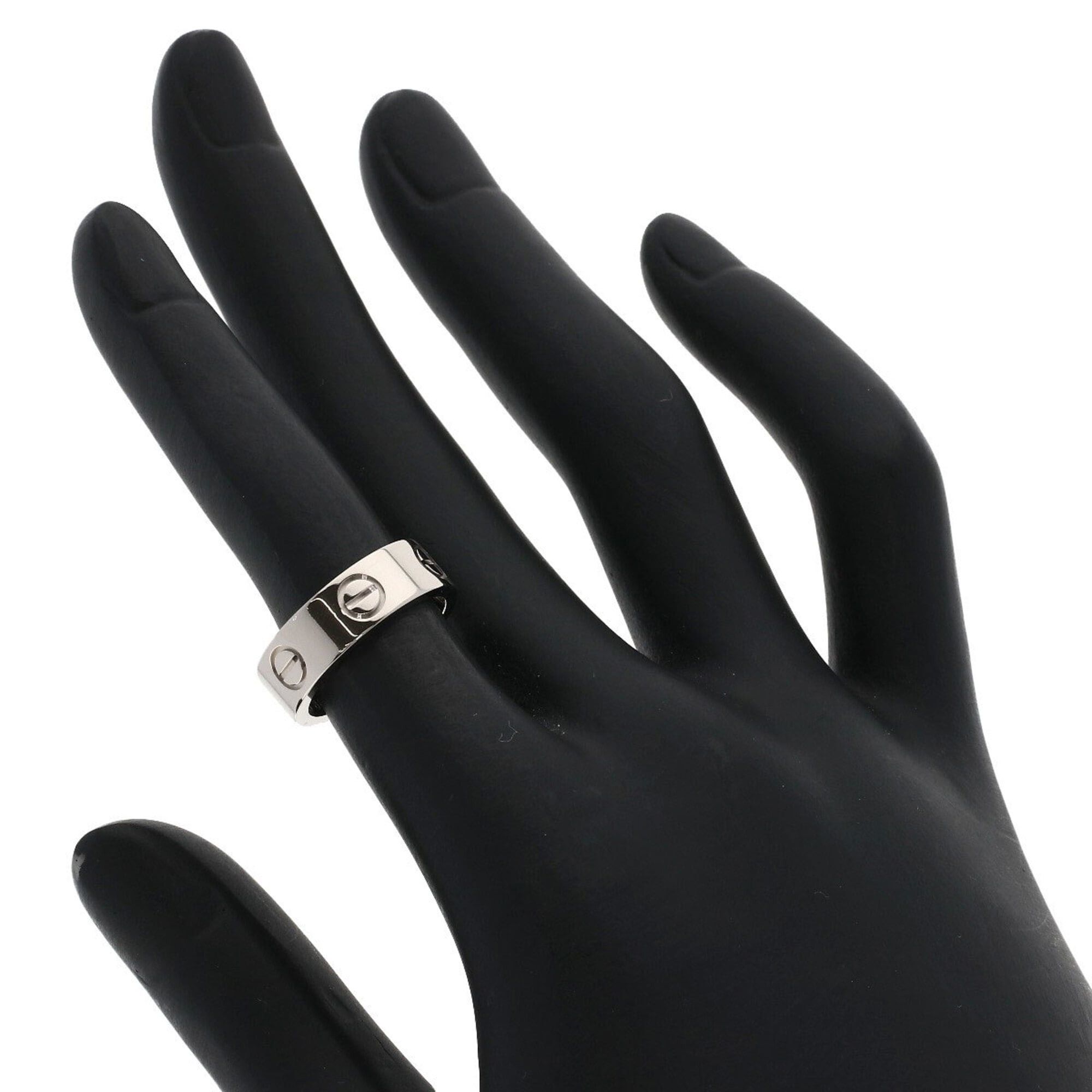Cartier Cartier Love Ring #47, 18K White Gold, Women's Ring, CARTIER Size ONE SIZE - 5 Thumbnail