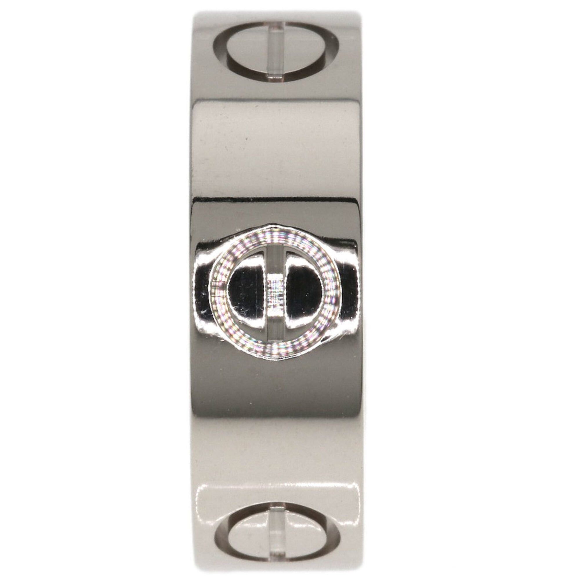 Cartier Cartier Love Ring #47, 18K White Gold, Women's Ring, CARTIER Size ONE SIZE - 3 Thumbnail