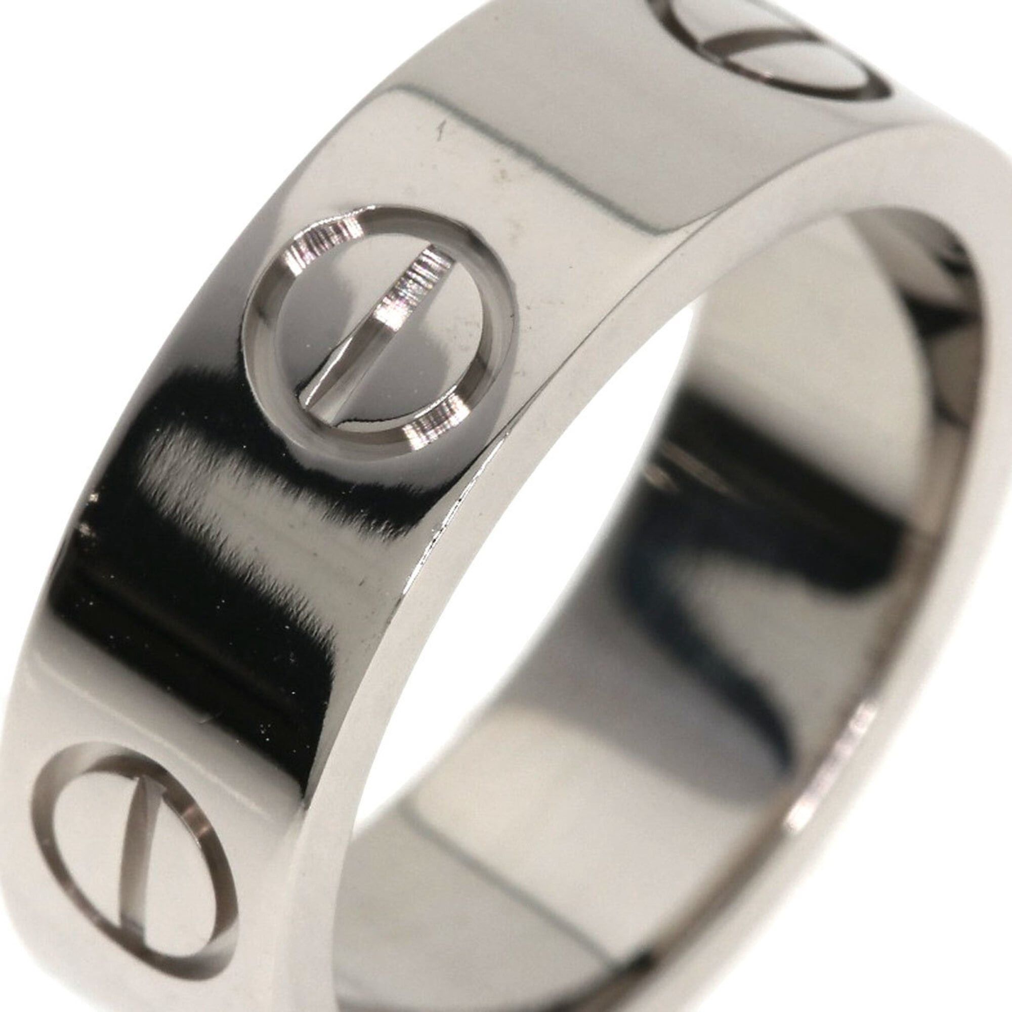 Cartier Cartier Love Ring #47, 18K White Gold, Women's Ring, CARTIER Size ONE SIZE - 7 Thumbnail