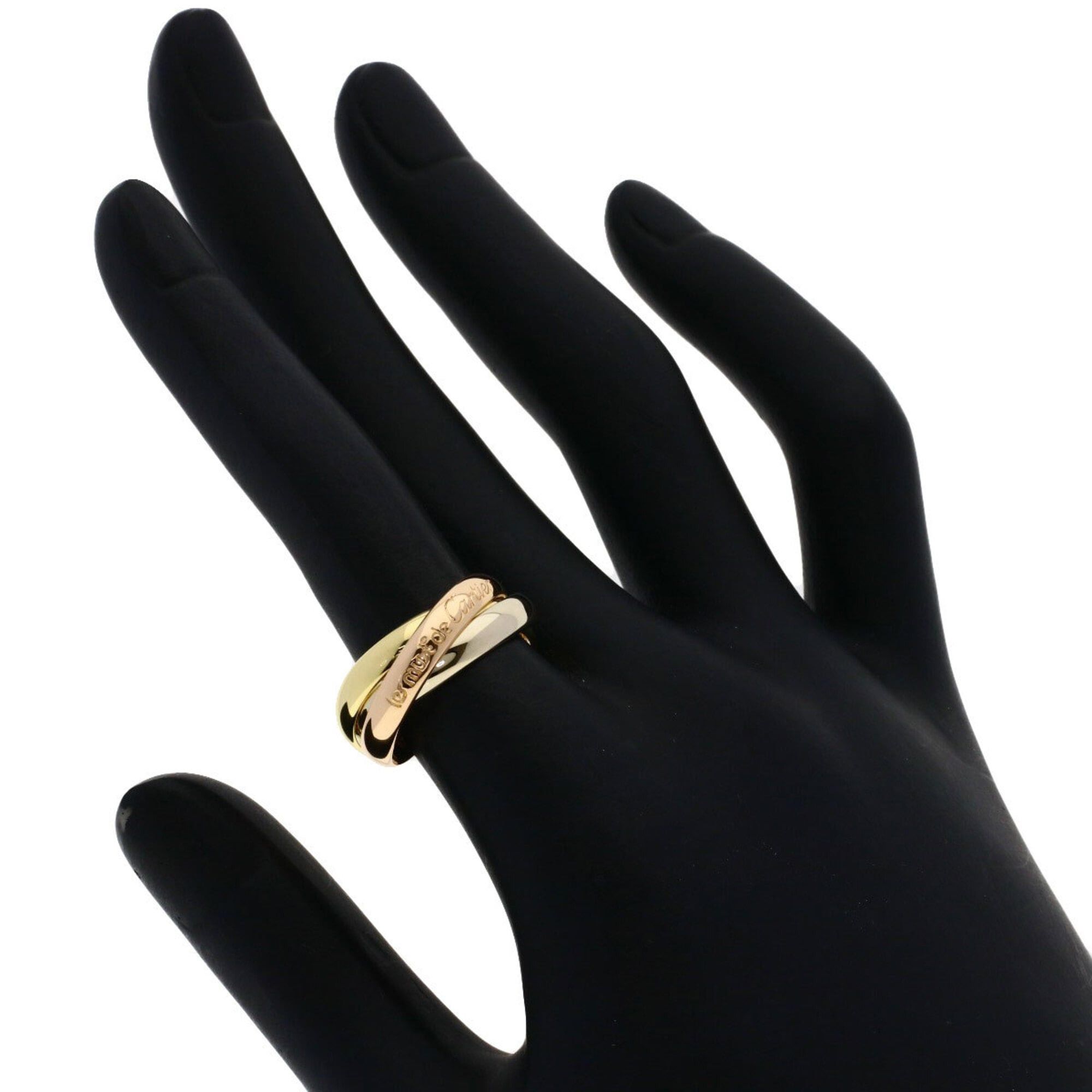 Cartier Cartier Trinity #51 Ring - 18K Yellow Gold/18K Pink White Gold Women's CARTIER Size ONE SIZE - 4 Thumbnail