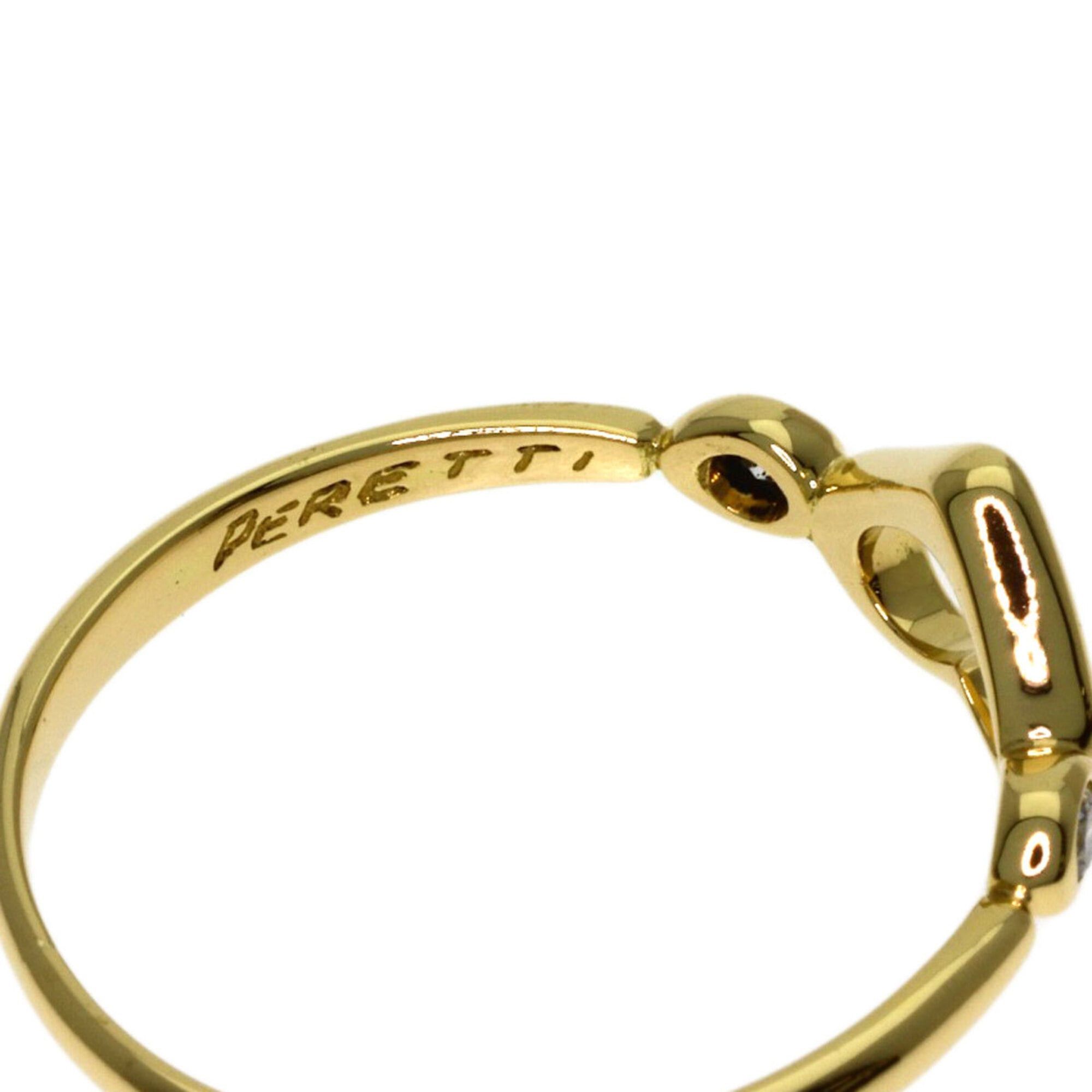Tiffany & Co. Tiffany & Co. Open Heart 2-Diamond Ring, 18K Yellow Gold, Women's. Size ONE SIZE - 5 Thumbnail