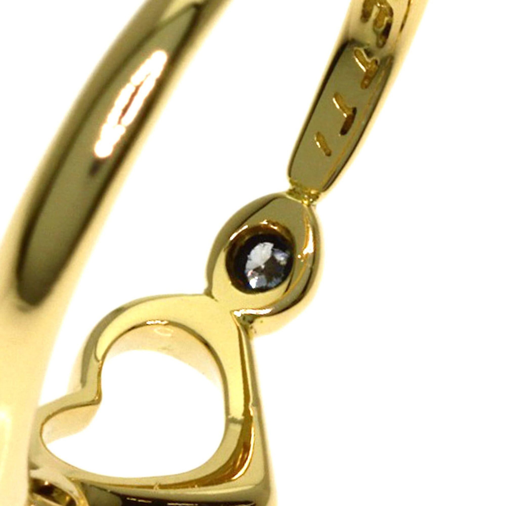 Tiffany & Co. Tiffany & Co. Open Heart 2-Diamond Ring, 18K Yellow Gold, Women's. Size ONE SIZE - 9 Thumbnail