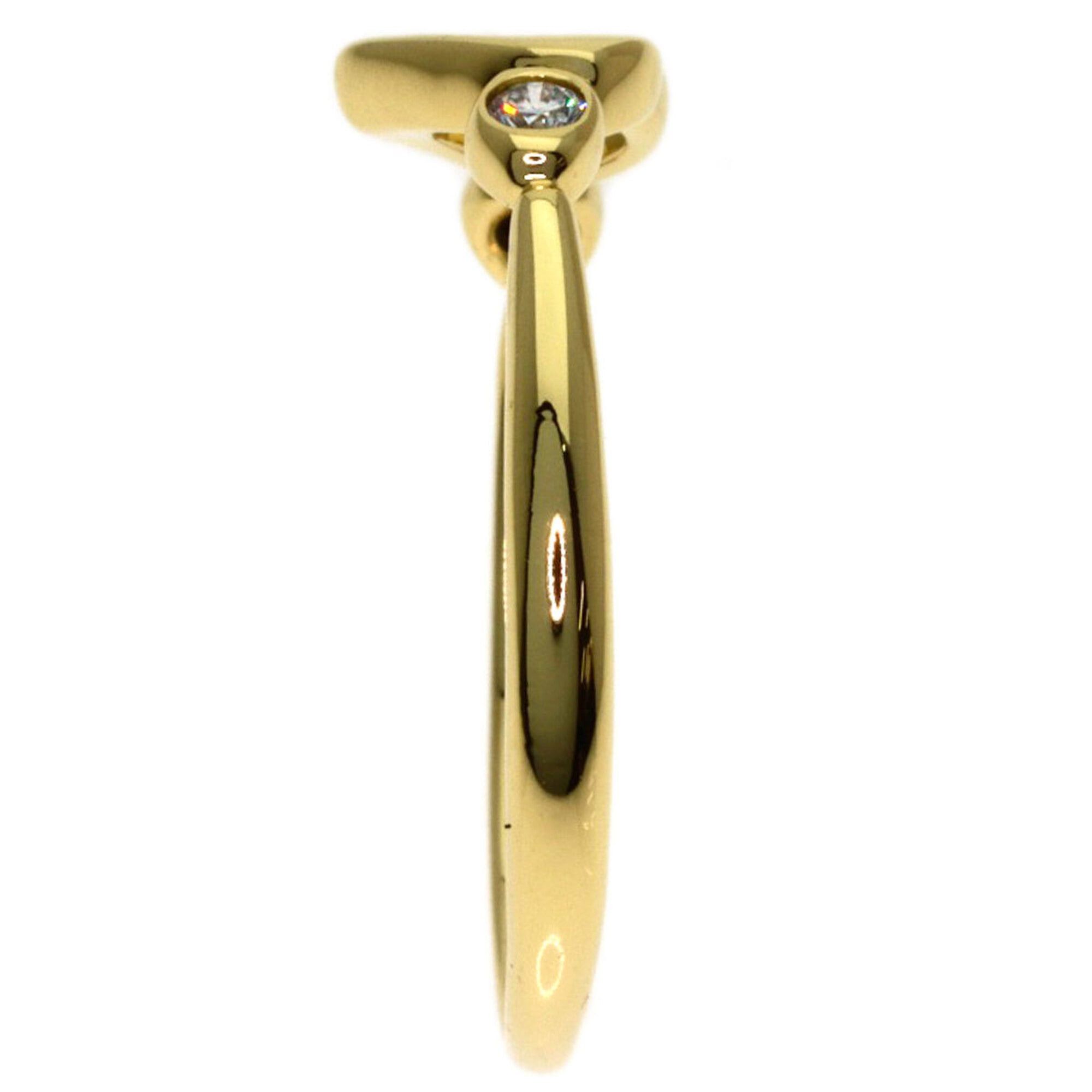 Tiffany & Co. Tiffany & Co. Open Heart 2-Diamond Ring, 18K Yellow Gold, Women's. Size ONE SIZE - 3 Thumbnail