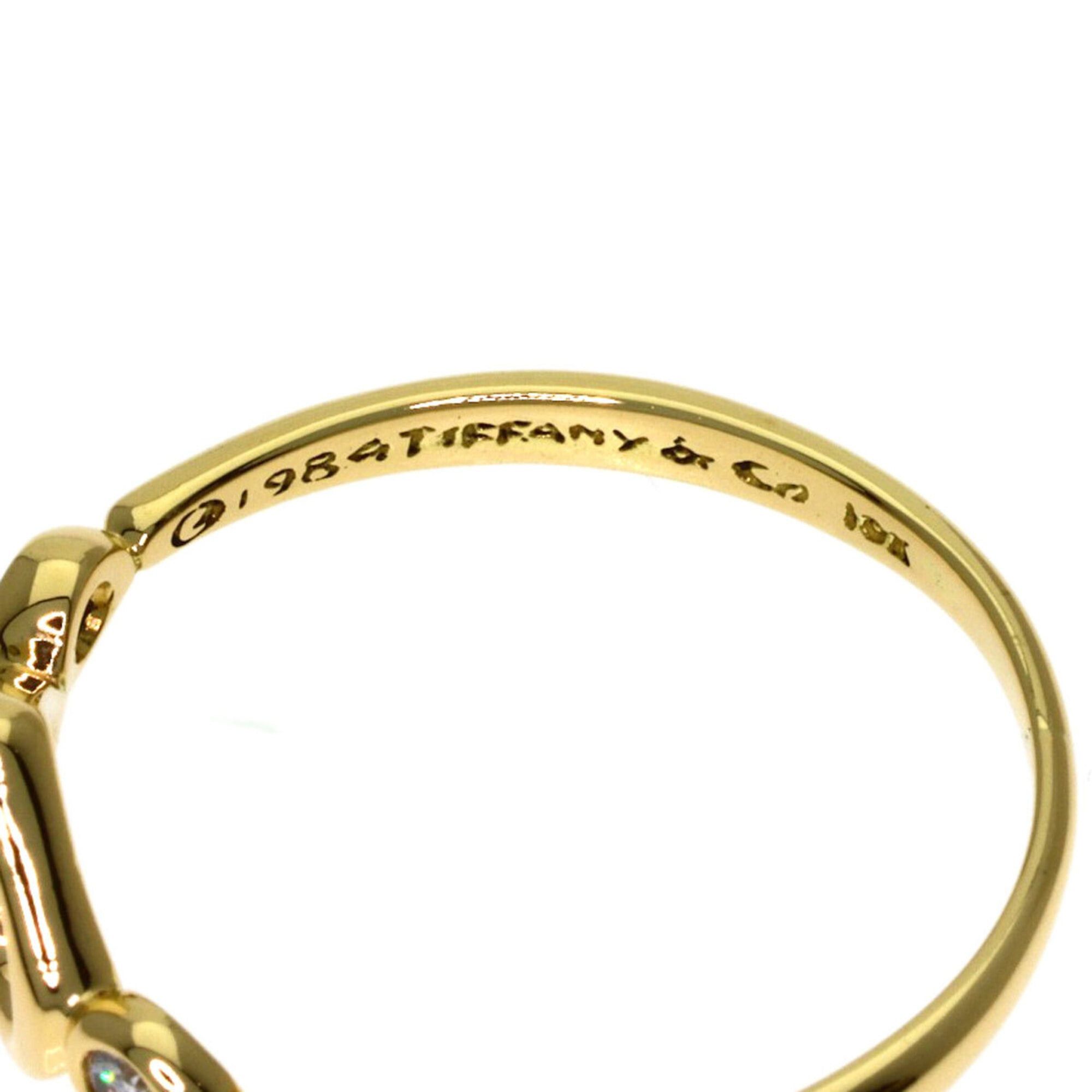 Tiffany & Co. Tiffany & Co. Open Heart 2-Diamond Ring, 18K Yellow Gold, Women's. Size ONE SIZE - 6 Thumbnail