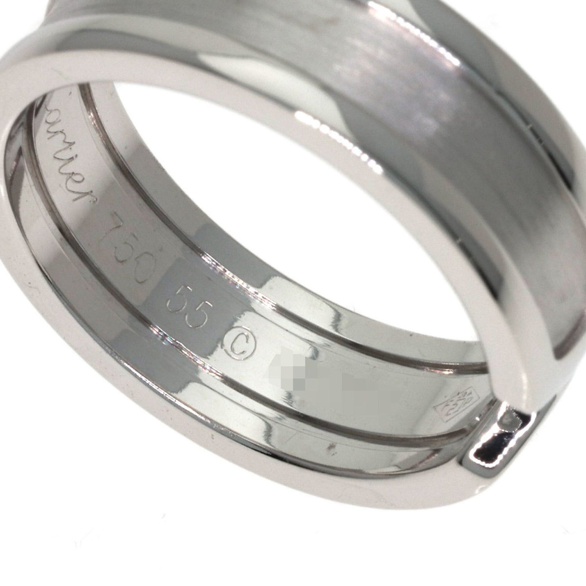 Cartier Cartier C2 Ring SM #55 Ring, 18K White Gold, Women's, CARTIER Size ONE SIZE - 6 Thumbnail