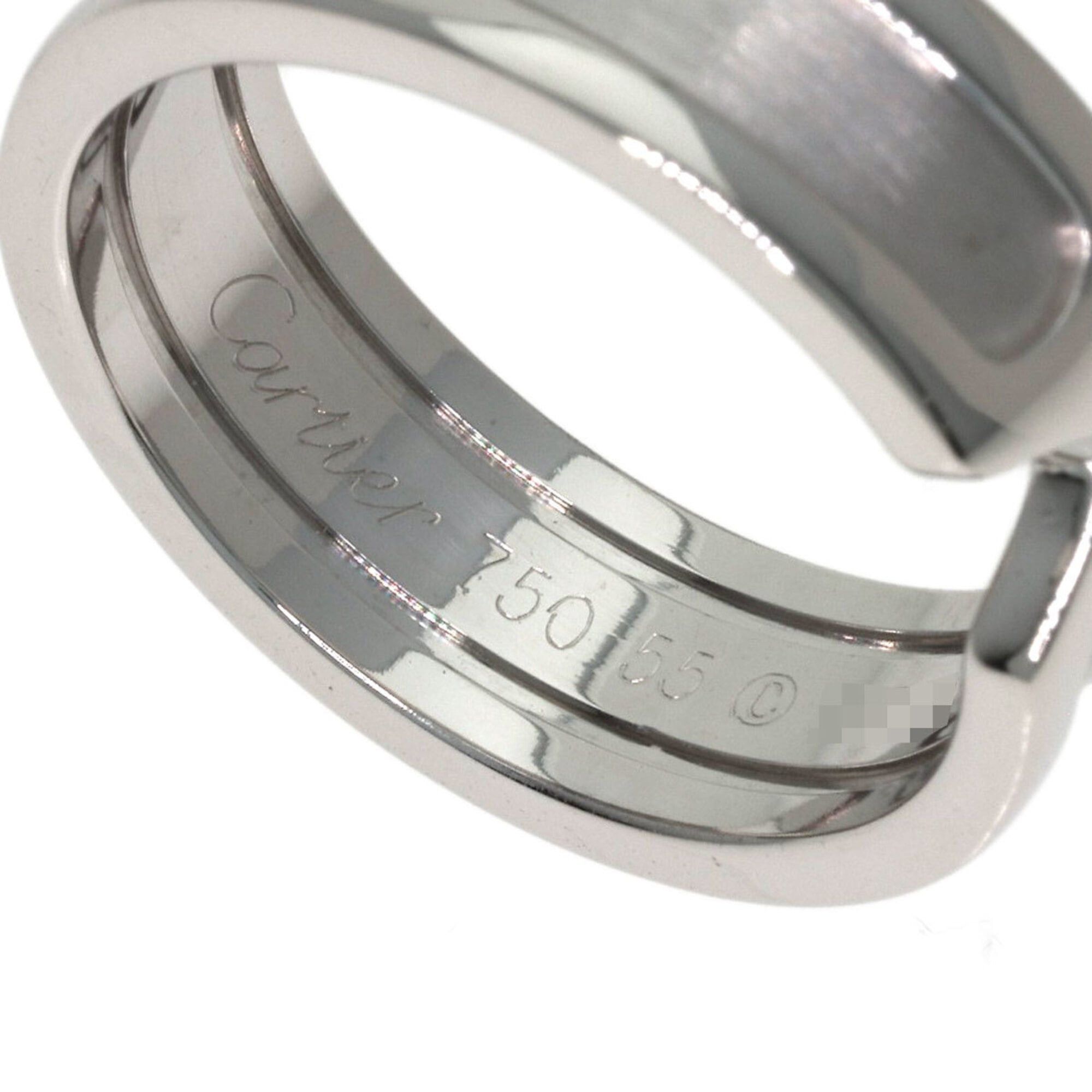 Cartier Cartier C2 Ring SM #55 Ring, 18K White Gold, Women's, CARTIER Size ONE SIZE - 5 Thumbnail