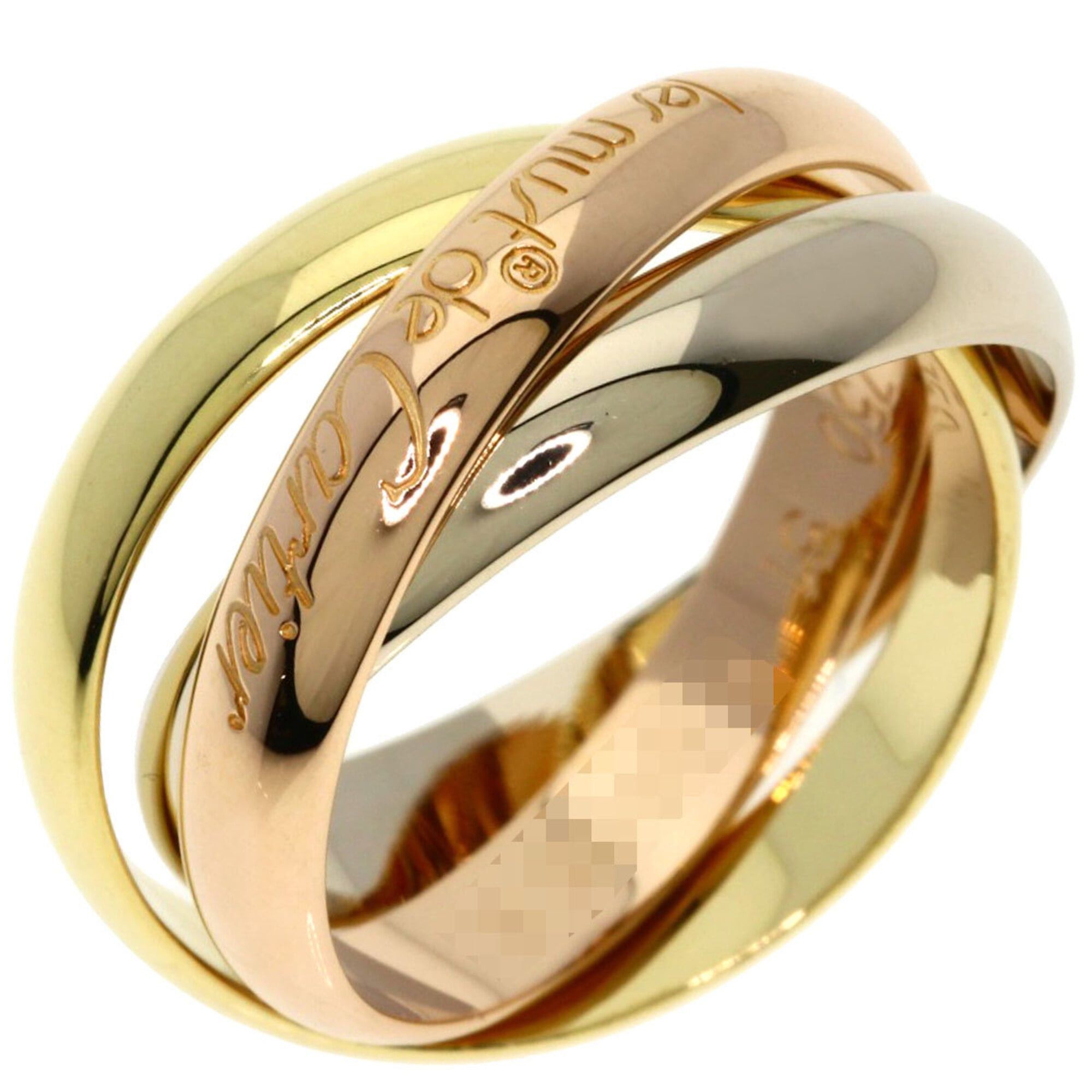 Cartier Cartier Trinity #51 Ring - 18K Yellow Gold/18K Pink White Gold Women's CARTIER Size ONE SIZE - 2 Thumbnail