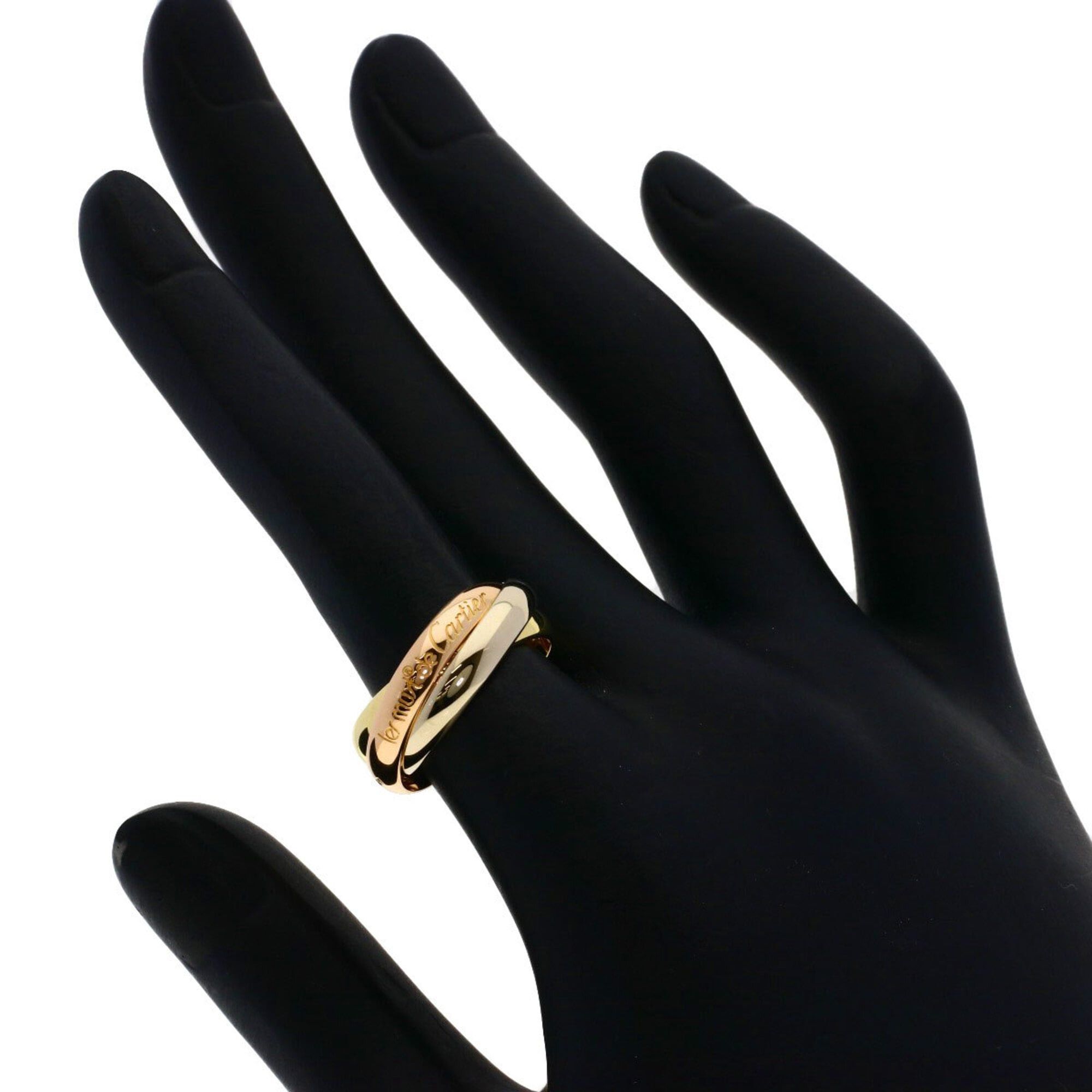 Cartier Cartier Trinity #51 Ring - 18K Yellow Gold/18K Pink White Gold Women's CARTIER Size ONE SIZE - 4 Thumbnail