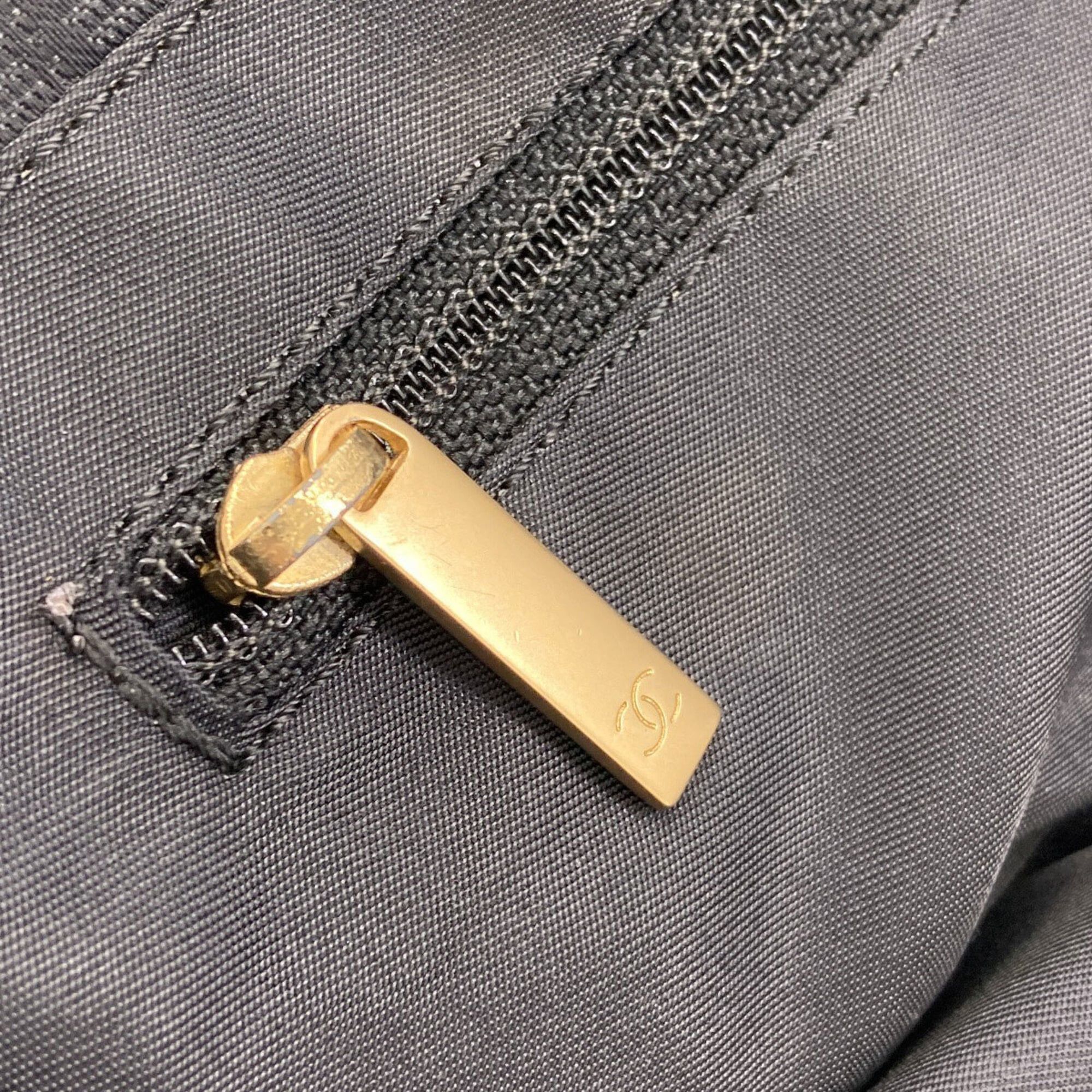 Chanel Chanel New Travel Line MM Gold Hardware Tote Bag Nylon Women's CHANEL Size ONE SIZE - 8 Thumbnail