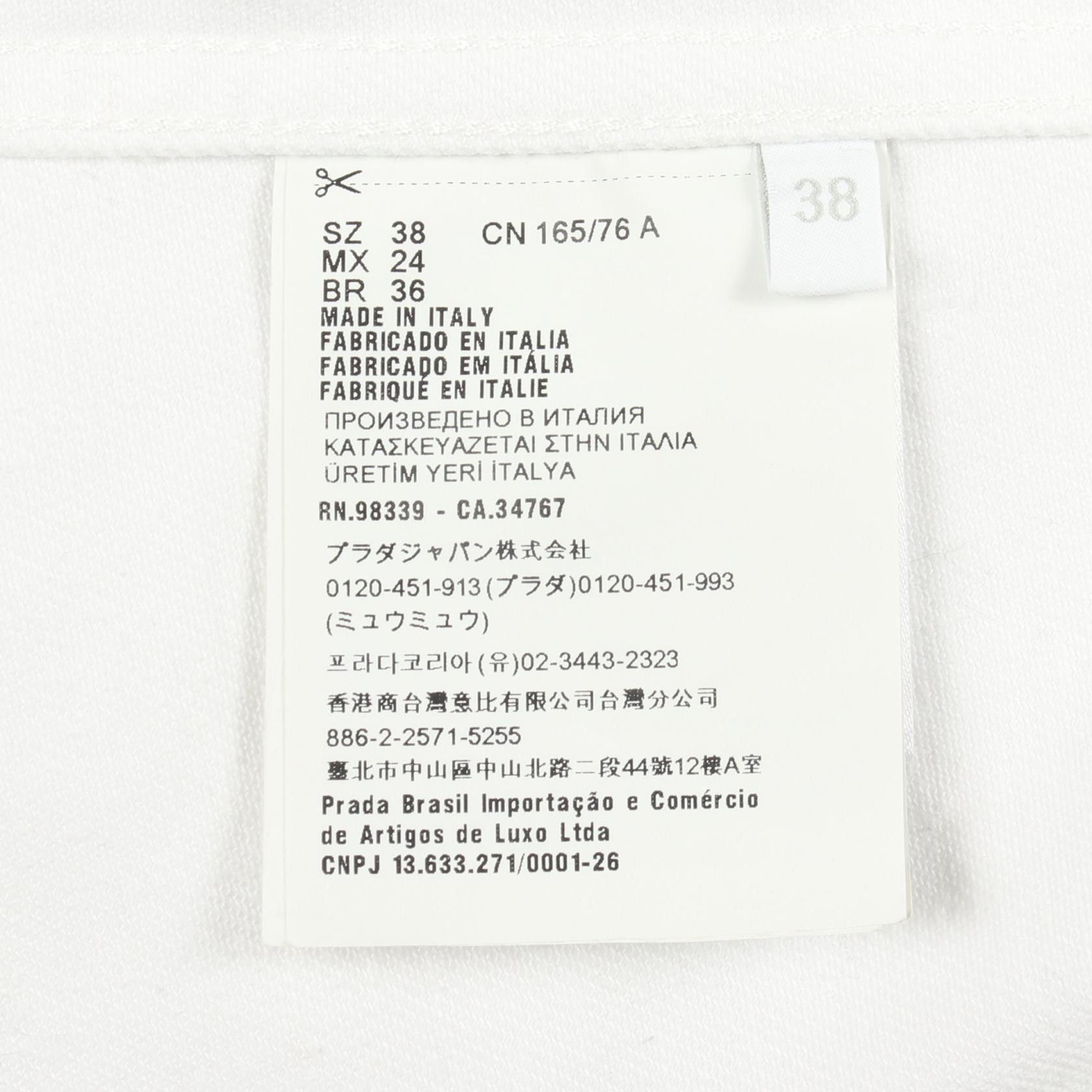 Prada Prada Prada Cotton Top Textile Tops DUTY FREE for USA Size ONE SIZE - 5 Thumbnail