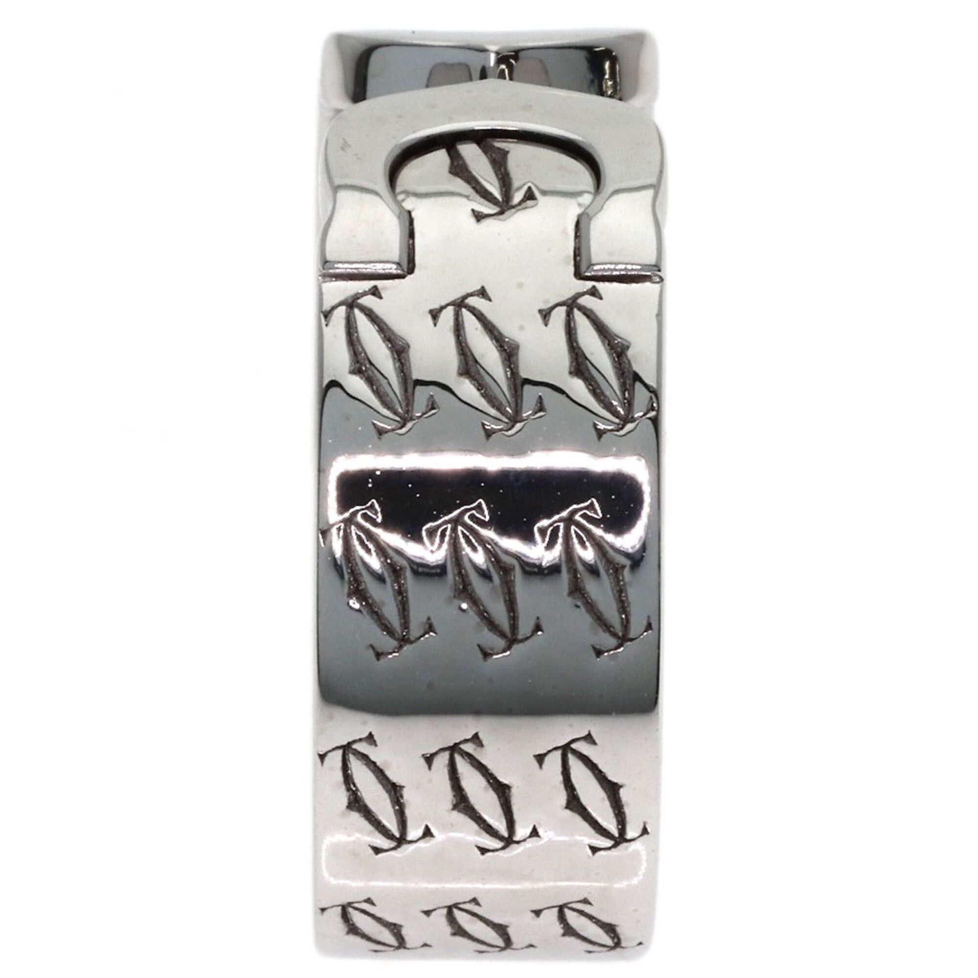 Cartier Cartier 2C Ring, 2000 Christmas Limited Edition, #55, 18K White Gold, Women's CARTIER Size ONE SIZE - 3 Thumbnail