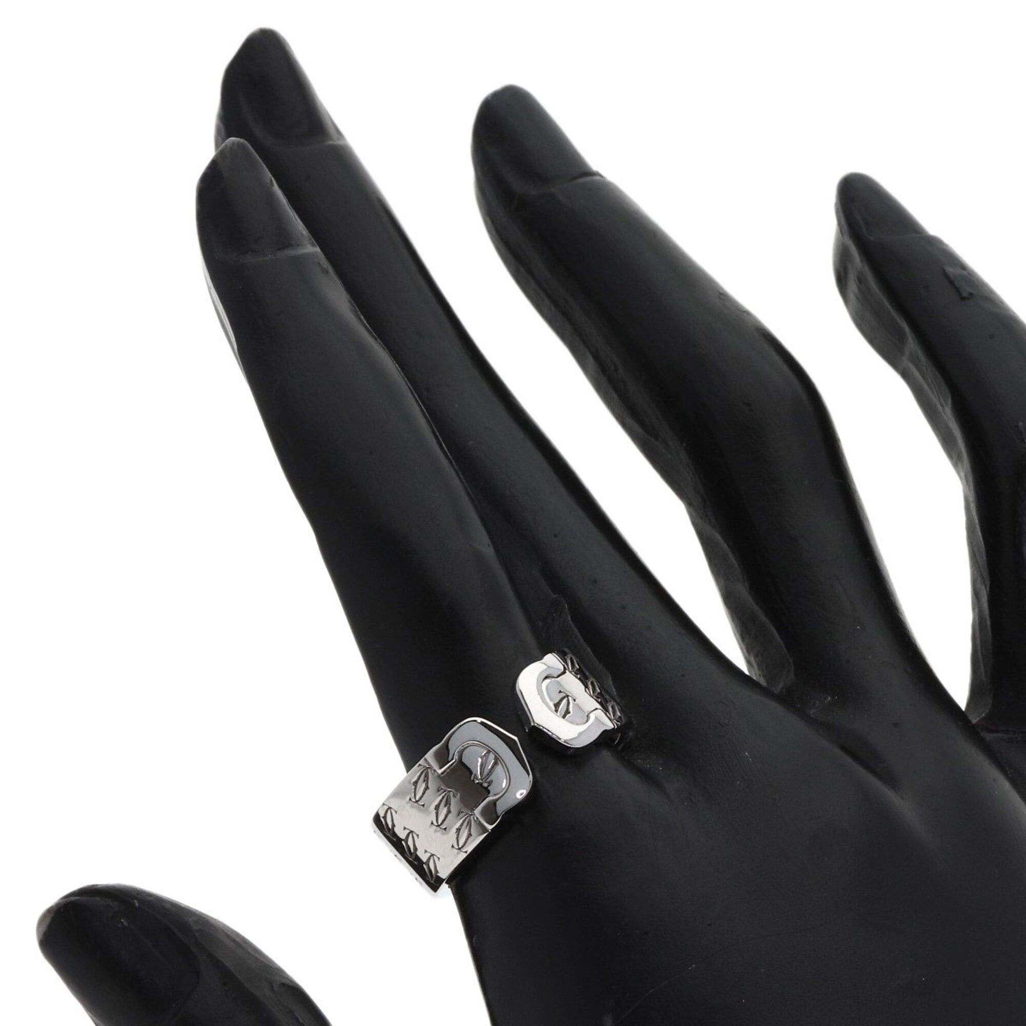 Cartier Cartier 2C Ring, 2000 Christmas Limited Edition, #55, 18K White Gold, Women's CARTIER Size ONE SIZE - 7 Thumbnail