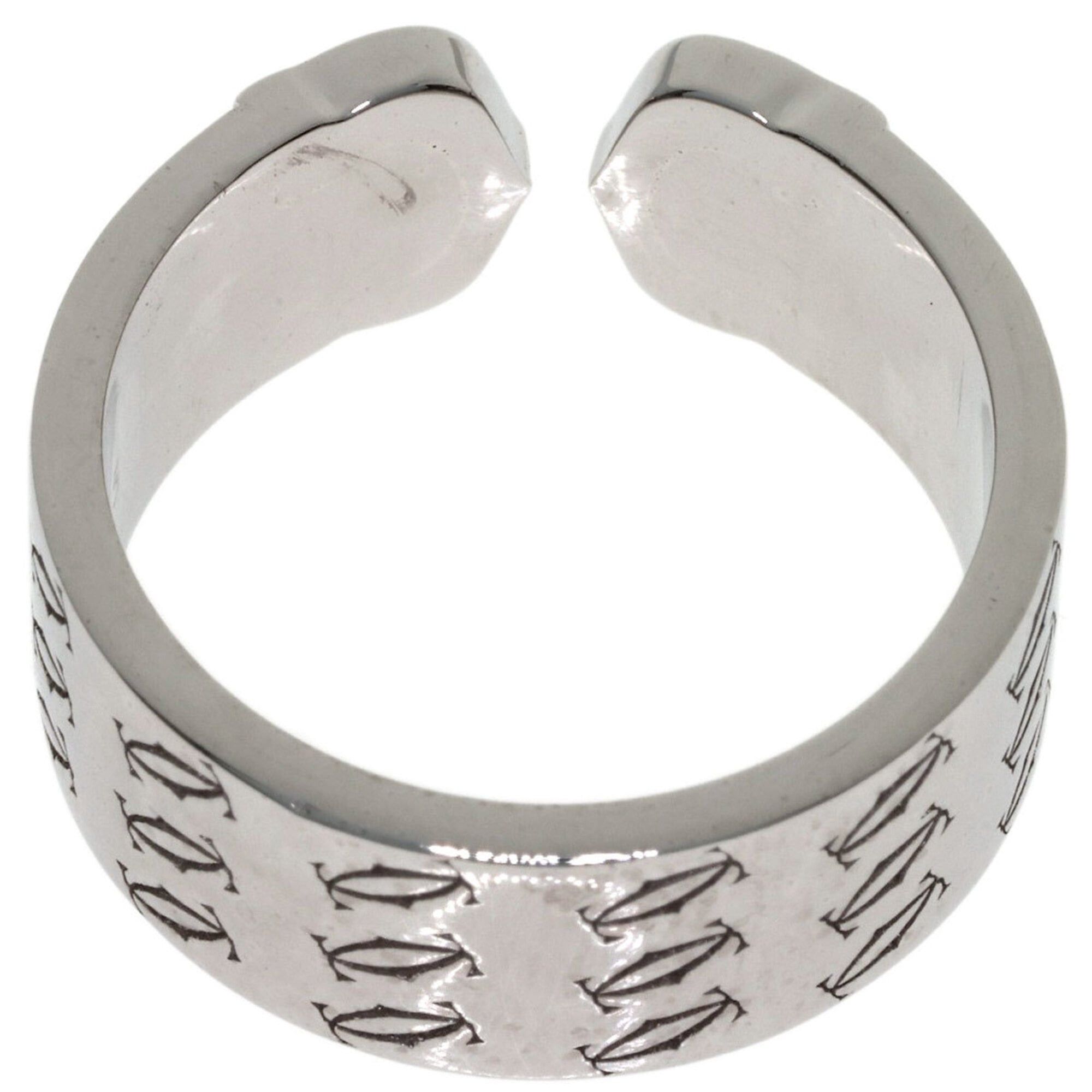 Cartier Cartier 2C Ring, 2000 Christmas Limited Edition, #55, 18K White Gold, Women's CARTIER Size ONE SIZE - 4 Thumbnail
