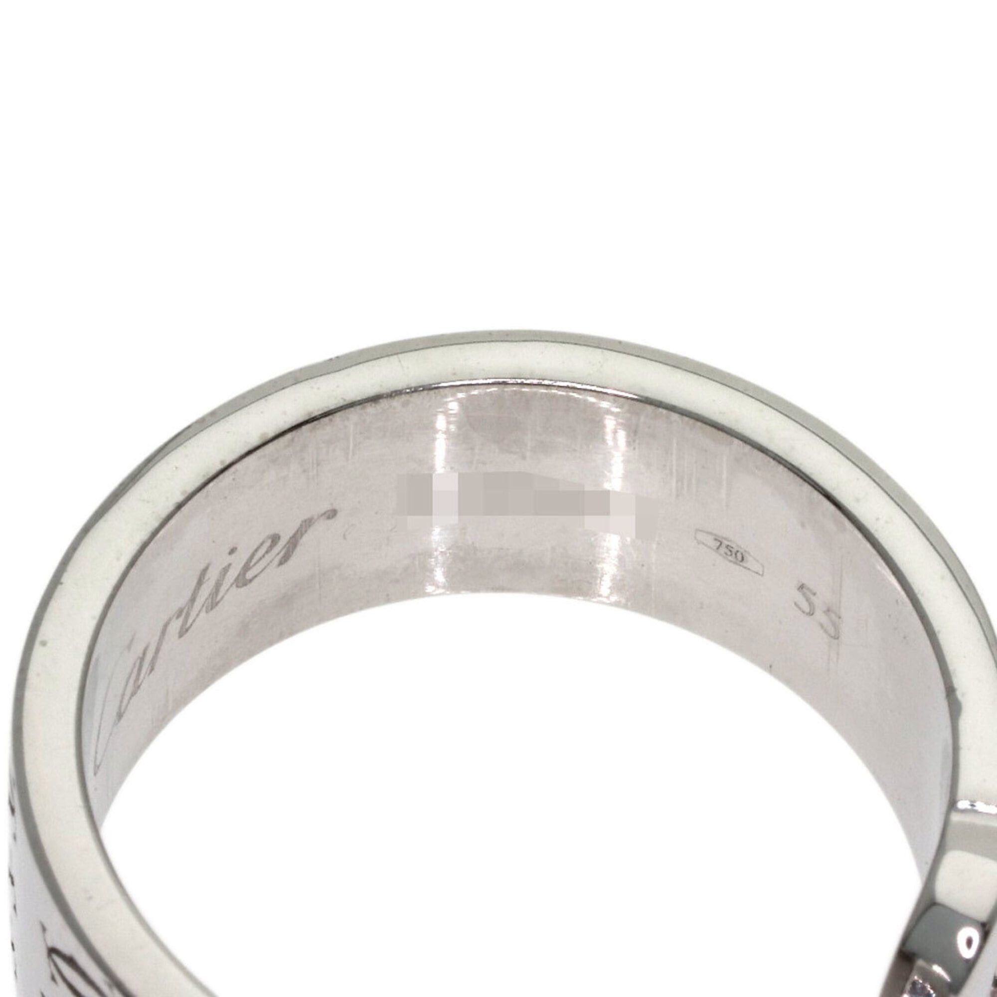 Cartier Cartier 2C Ring, 2000 Christmas Limited Edition, #55, 18K White Gold, Women's CARTIER Size ONE SIZE - 6 Thumbnail