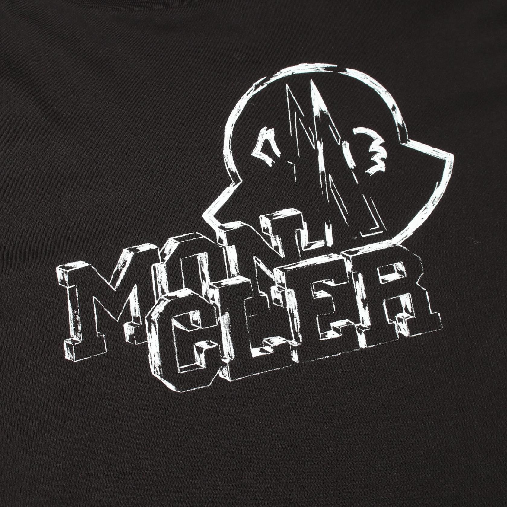 Moncler Moncler Moncler Cotton Long Sleeve T Shirt Textile T-Shirts 20918D00019 DUTY FREE for USA Size ONE SIZE - 9 Thumbnail