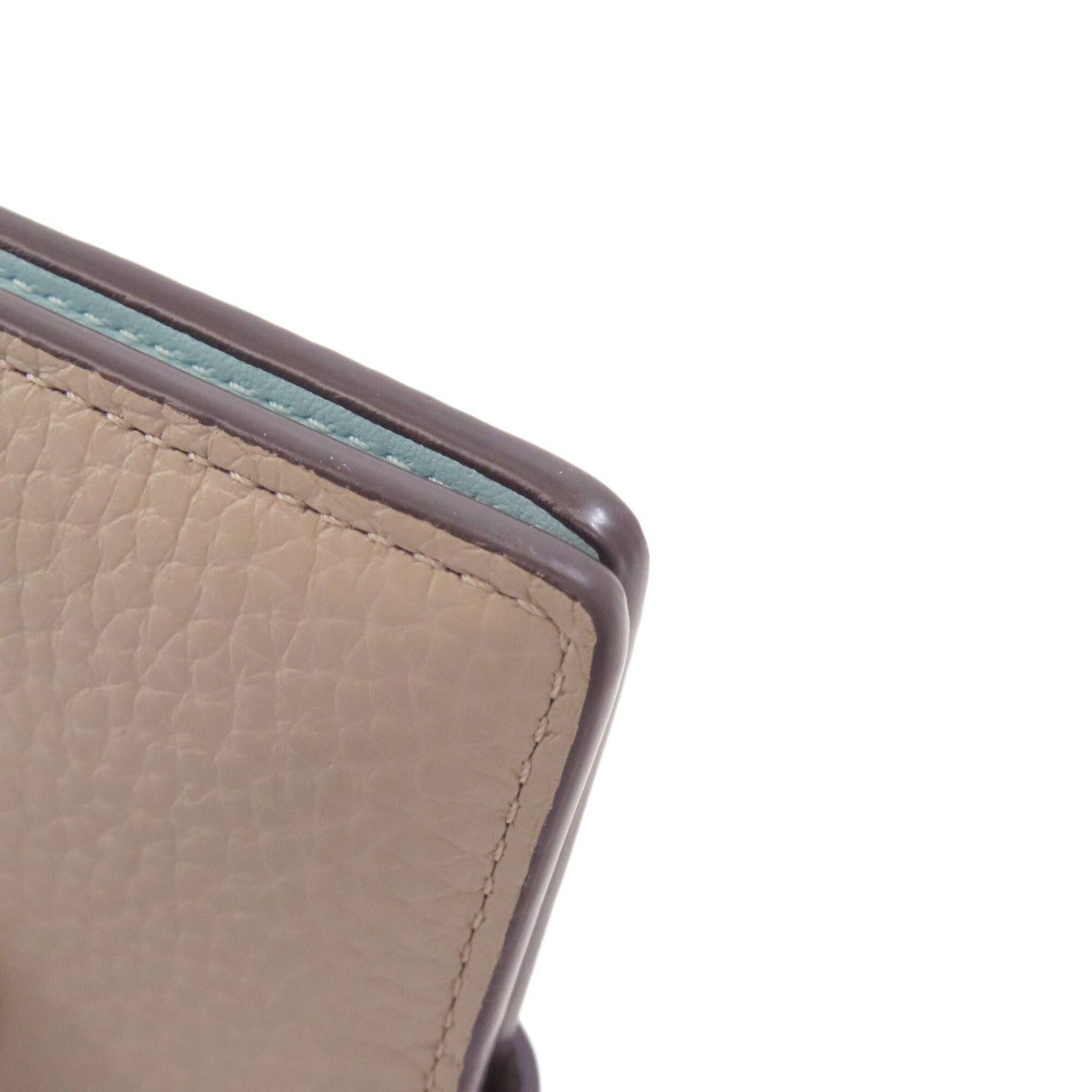 Louis Vuitton Louis Vuitton M82198 Vertical Wallet Compact Bi-fold Taurillon Leather Women's LOUIS VUITTON Size ONE SIZE - 21 Thumbnail