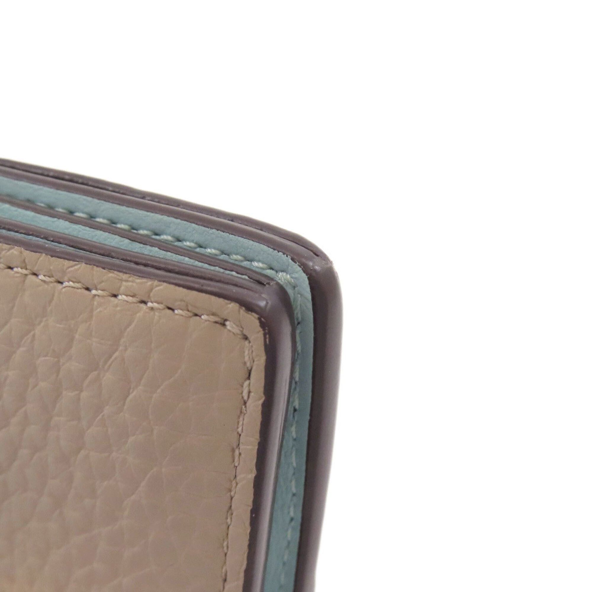 Louis Vuitton Louis Vuitton M82198 Vertical Wallet Compact Bi-fold Taurillon Leather Women's LOUIS VUITTON Size ONE SIZE - 18 Thumbnail