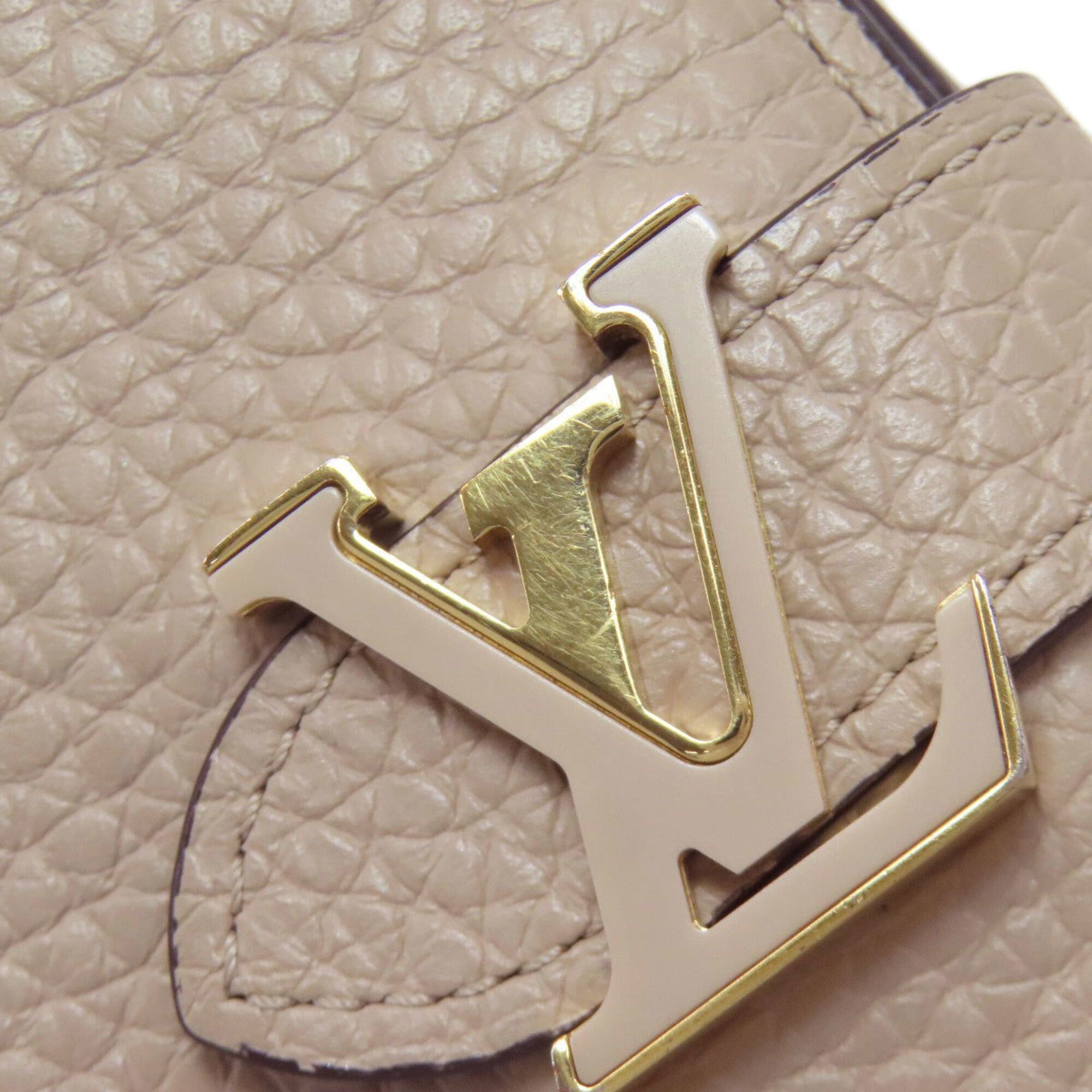 Louis Vuitton Louis Vuitton M82198 Vertical Wallet Compact Bi-fold Taurillon Leather Women's LOUIS VUITTON Size ONE SIZE - 17 Thumbnail